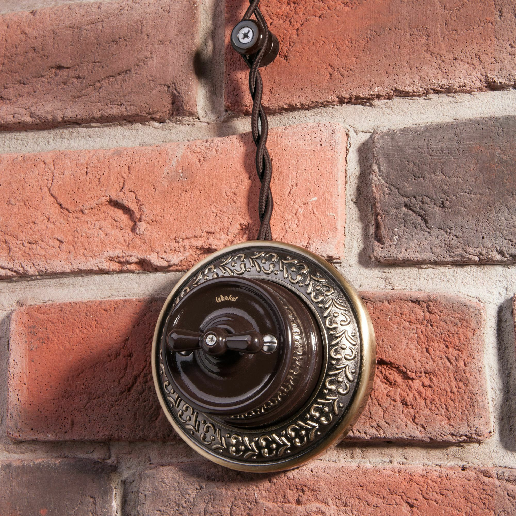 Изображение товара Ретро кабель витой 2х1,5 (коричневый) 20 м W6452214  Retro Werkel