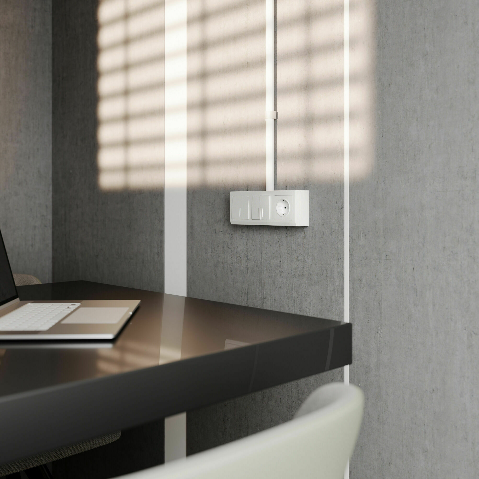 Изображение товара Коробка для накладного монтажа (белый) W8000001 Werkel