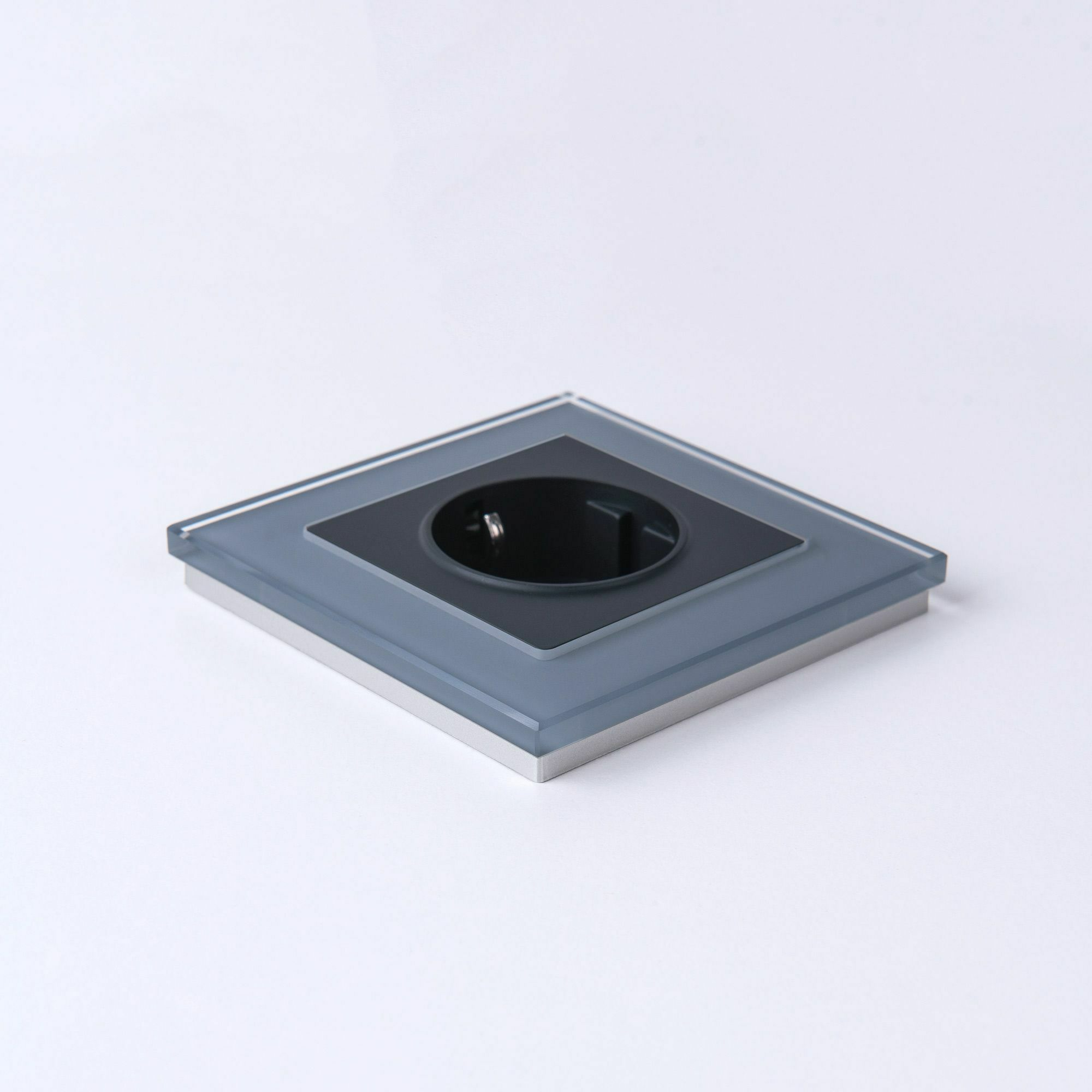 Изображение товара Рамка на 1 пост Favorit (серый,стекло) W0011115 Werkel