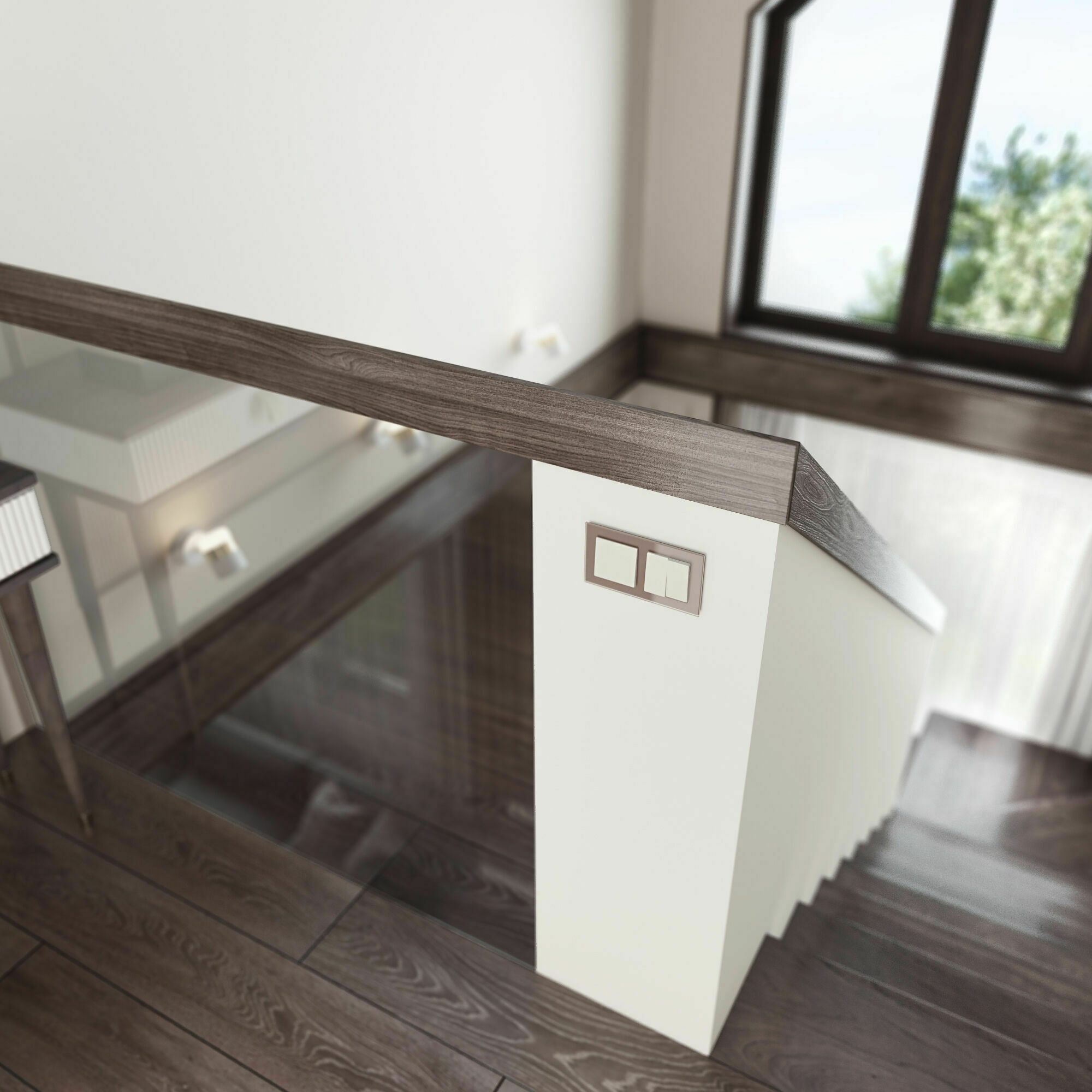 Изображение товара Перекрестный переключатель двухклавишный (слоновая кость) W1123003