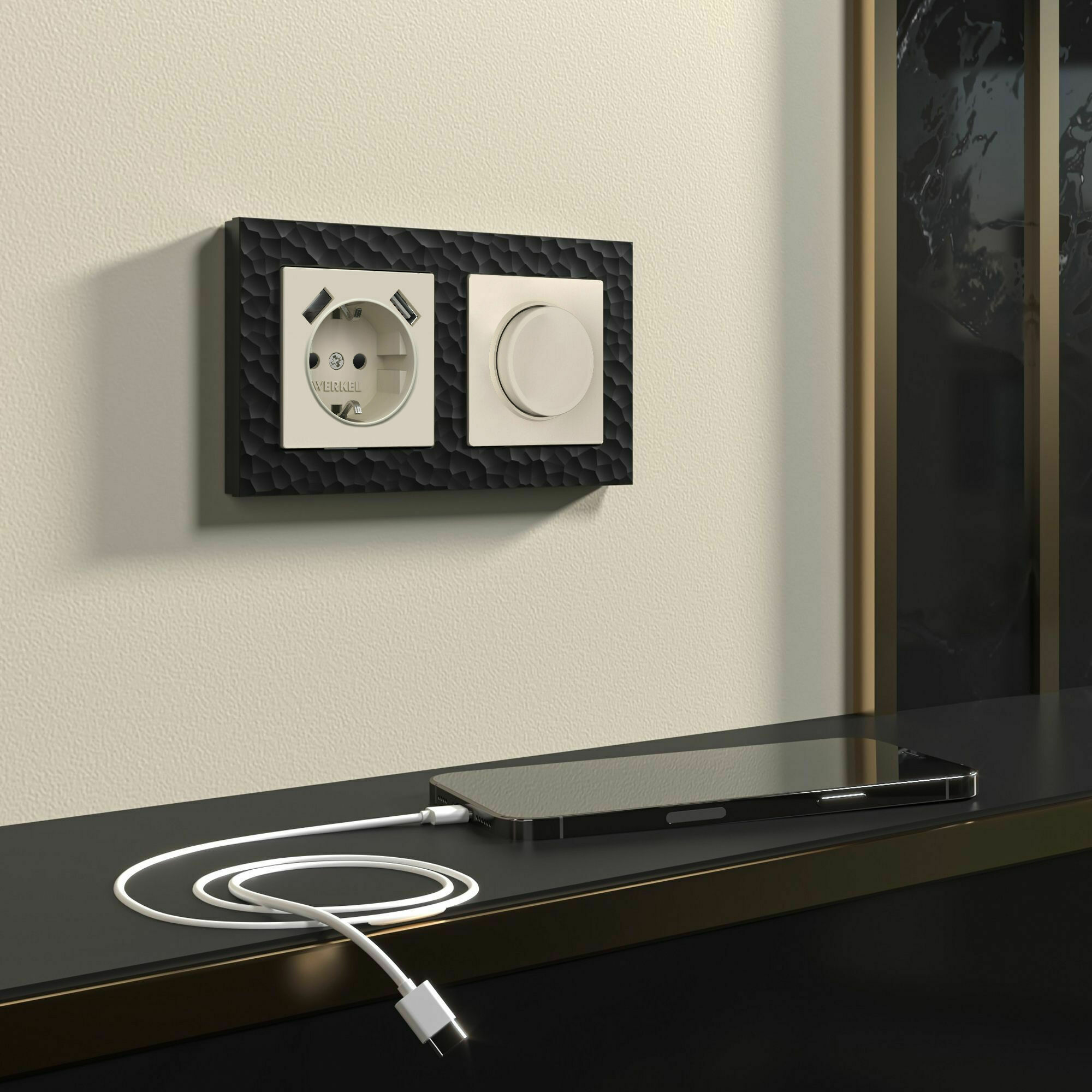 Изображение товара Диммер (айвори матовый) W1142062 Werkel