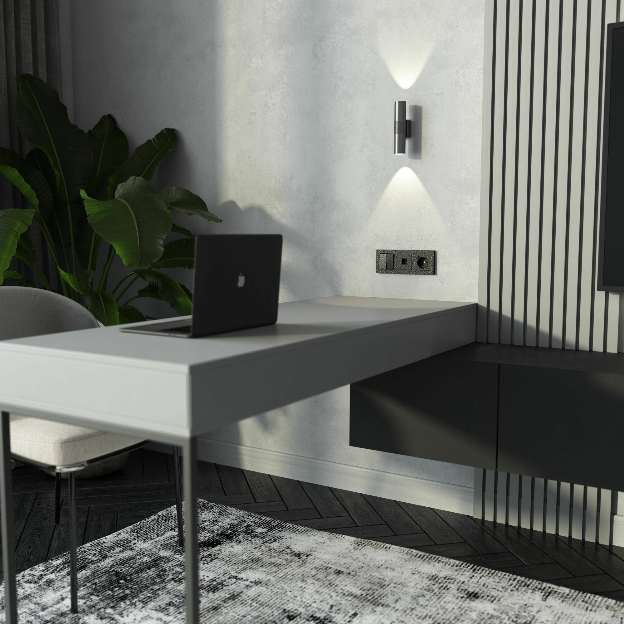 Изображение товара W0032408/ Рамка на 3 поста Hammer (чёрный) Werkel