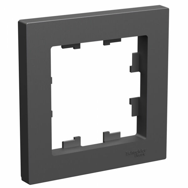 Изображение товара Рамка 1 пост, пластик, Базальт, ATN001401 Atlas Design Nature Schneider electric