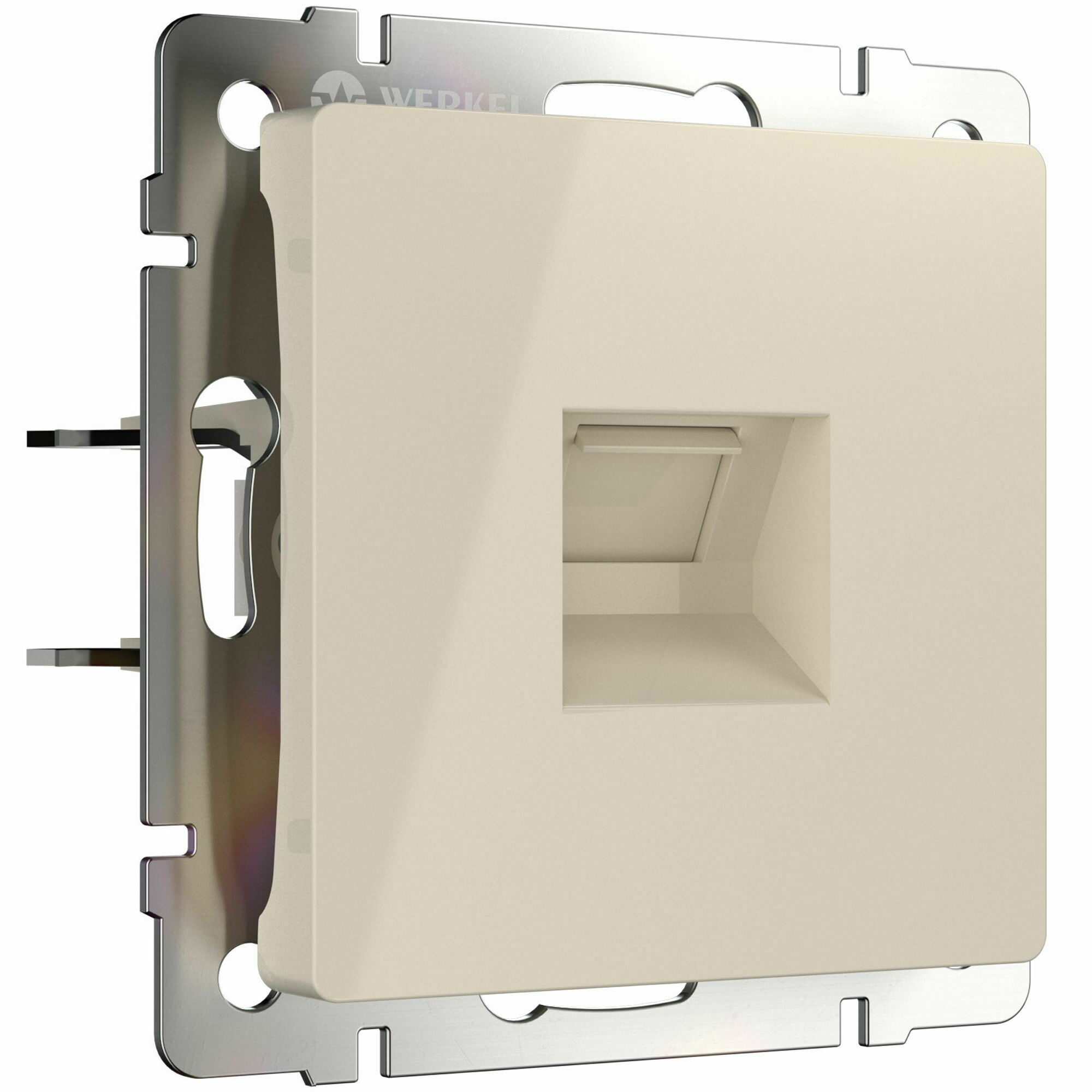 Изображение товара Телефонная розетка  RJ-11 (слоновая кость) W1182003 Werkel