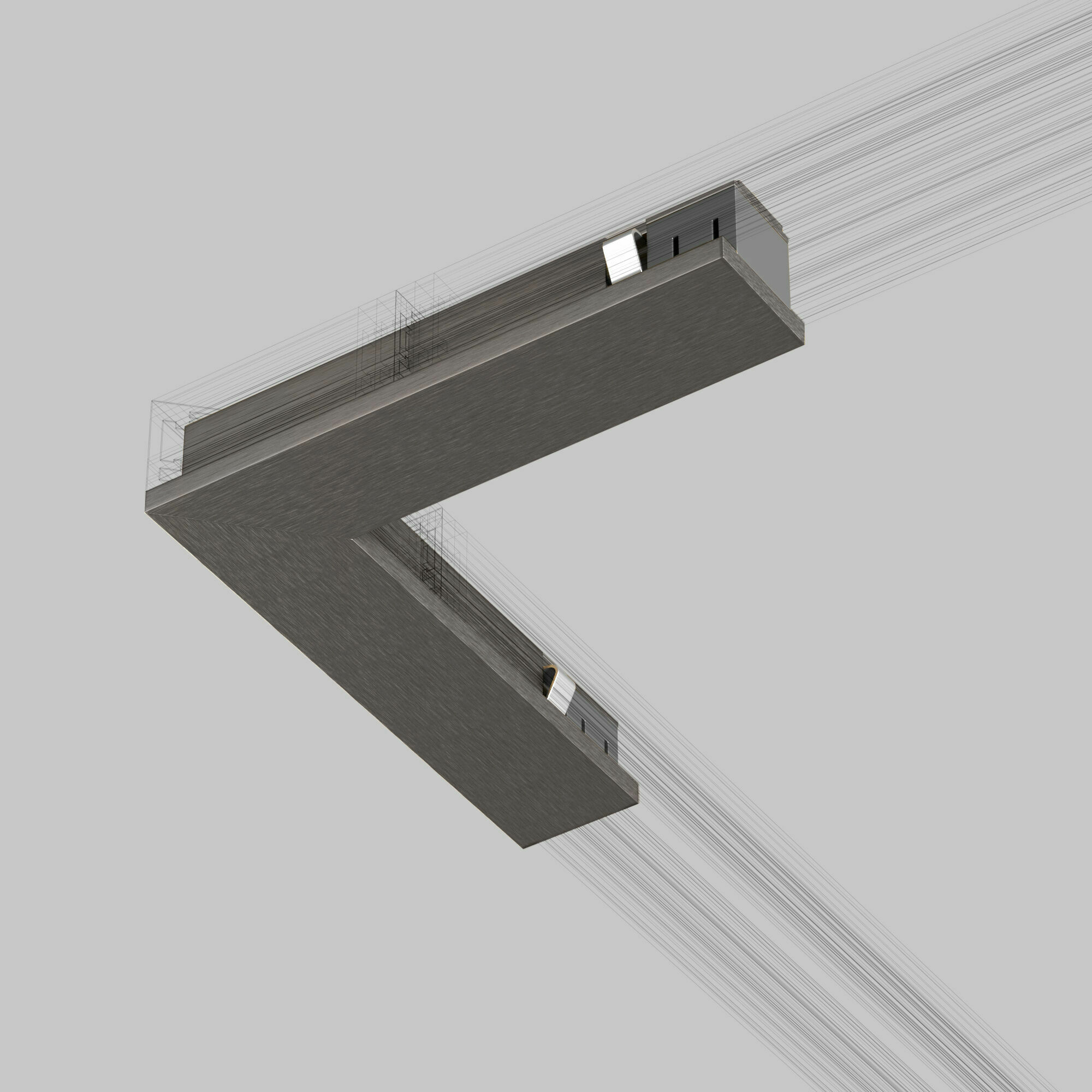 Изображение товара Угловой коннектор титан 85006/00 Titan Line Magnetic Elektrostandard