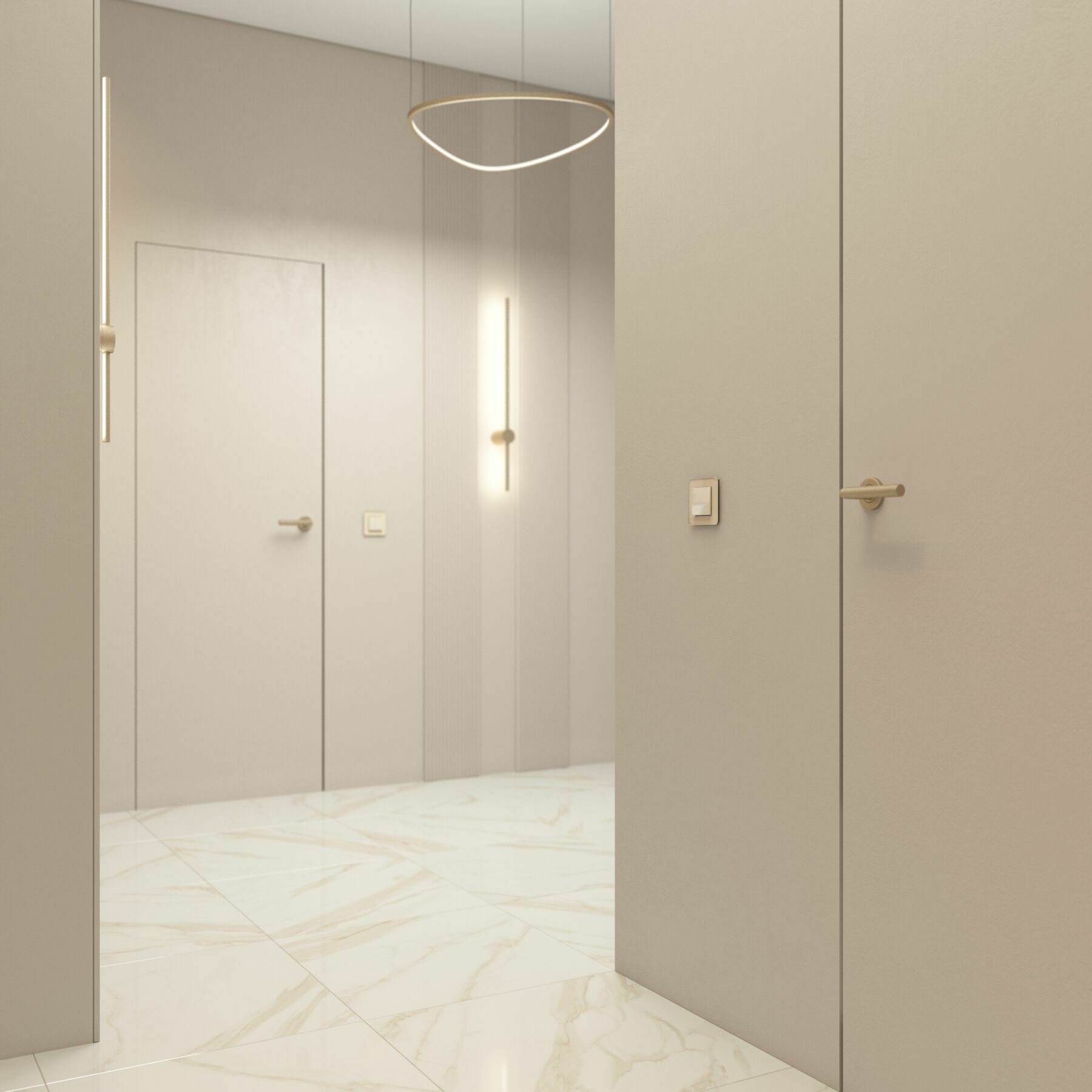 Изображение товара Рамка из стекла на 1 пост Elite айвори W0012443 Werkel