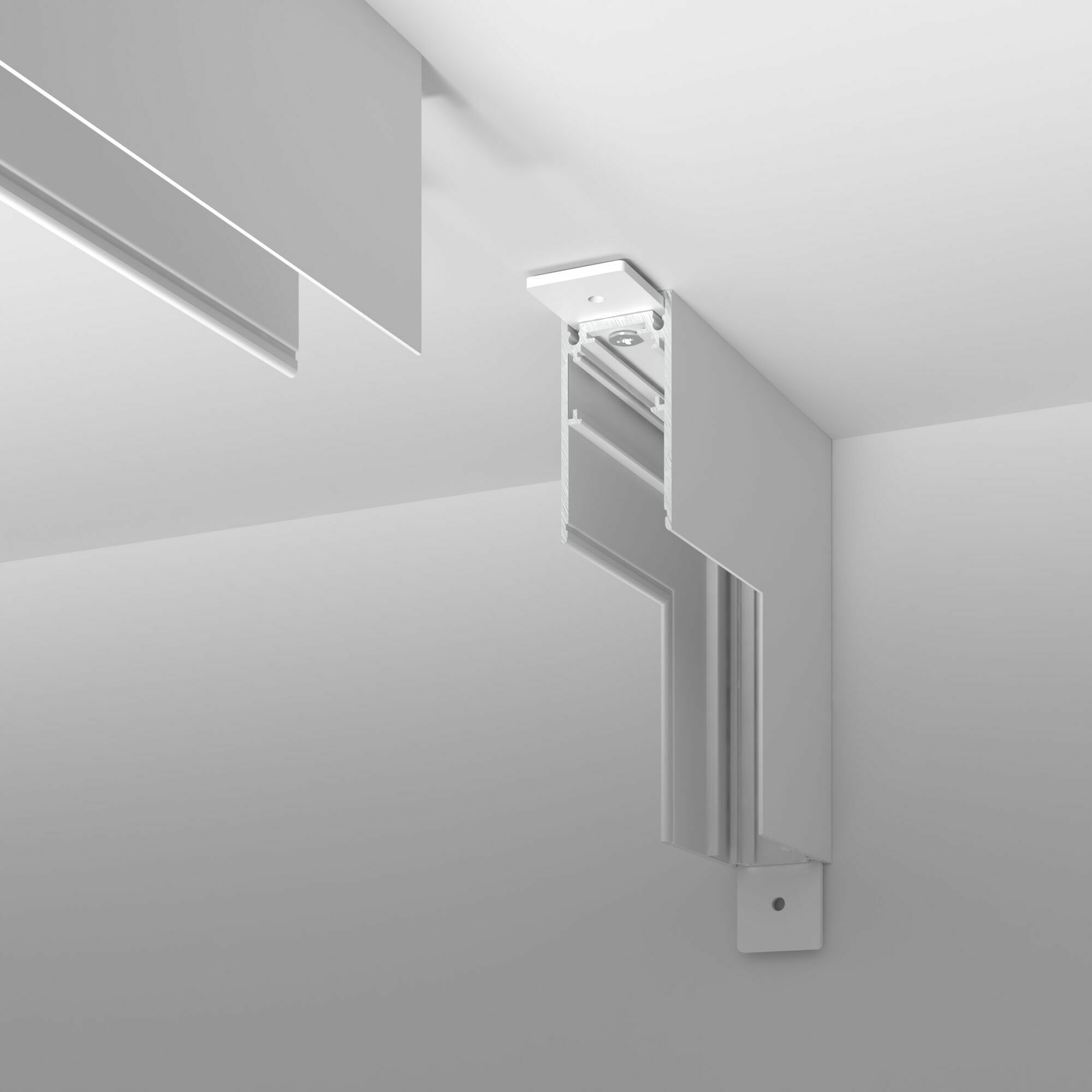 Изображение товара Коннектор угловой внутренний для накладного шинопровода белый 85091/11 Slim Magnetic Elektrostandard