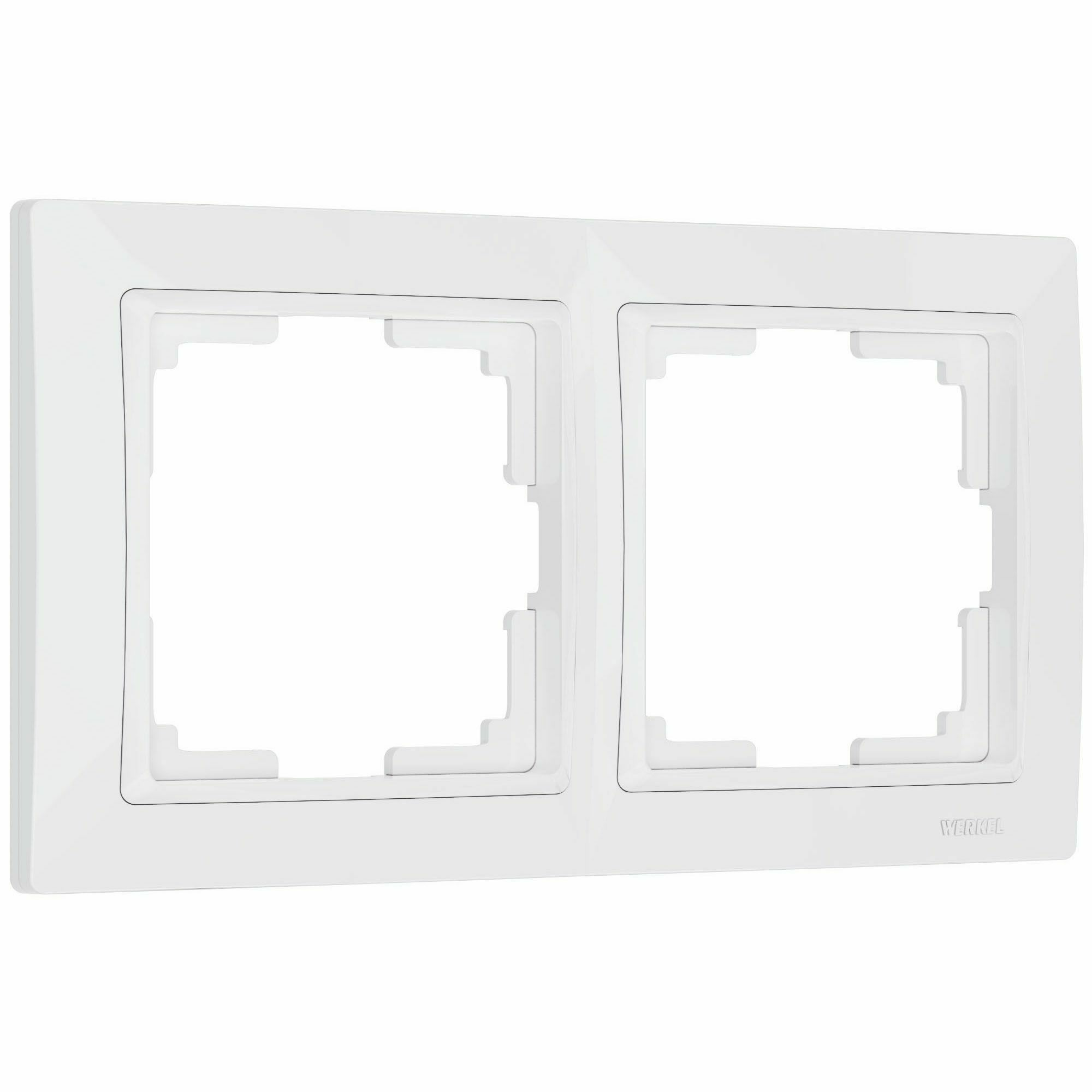 Изображение товара Рамка на 2 поста Snabb basic (белый) W0022001 Werkel