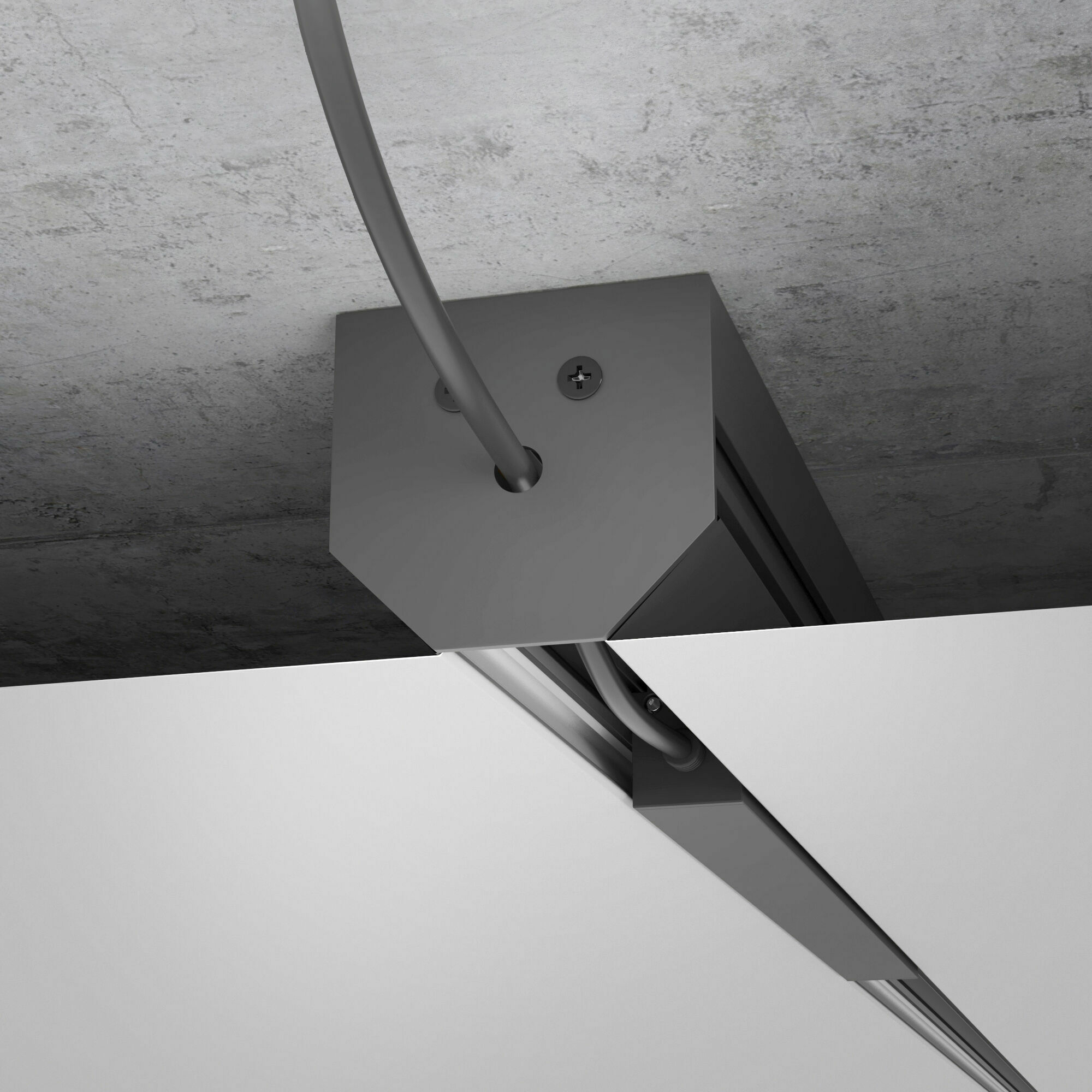 Изображение товара Заглушки для шинопровода в натяжной потолок чёрный 2 шт 85125/00 Slim Magnetic Elektrostandard