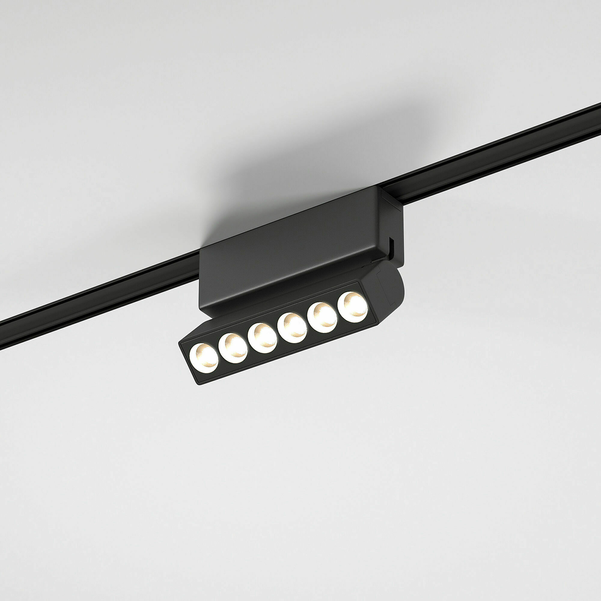 Изображение товара Трековый поворотный светильник 6W 4000K Insight чёрный 85090/01 Flat Magnetic Elektrostandard
