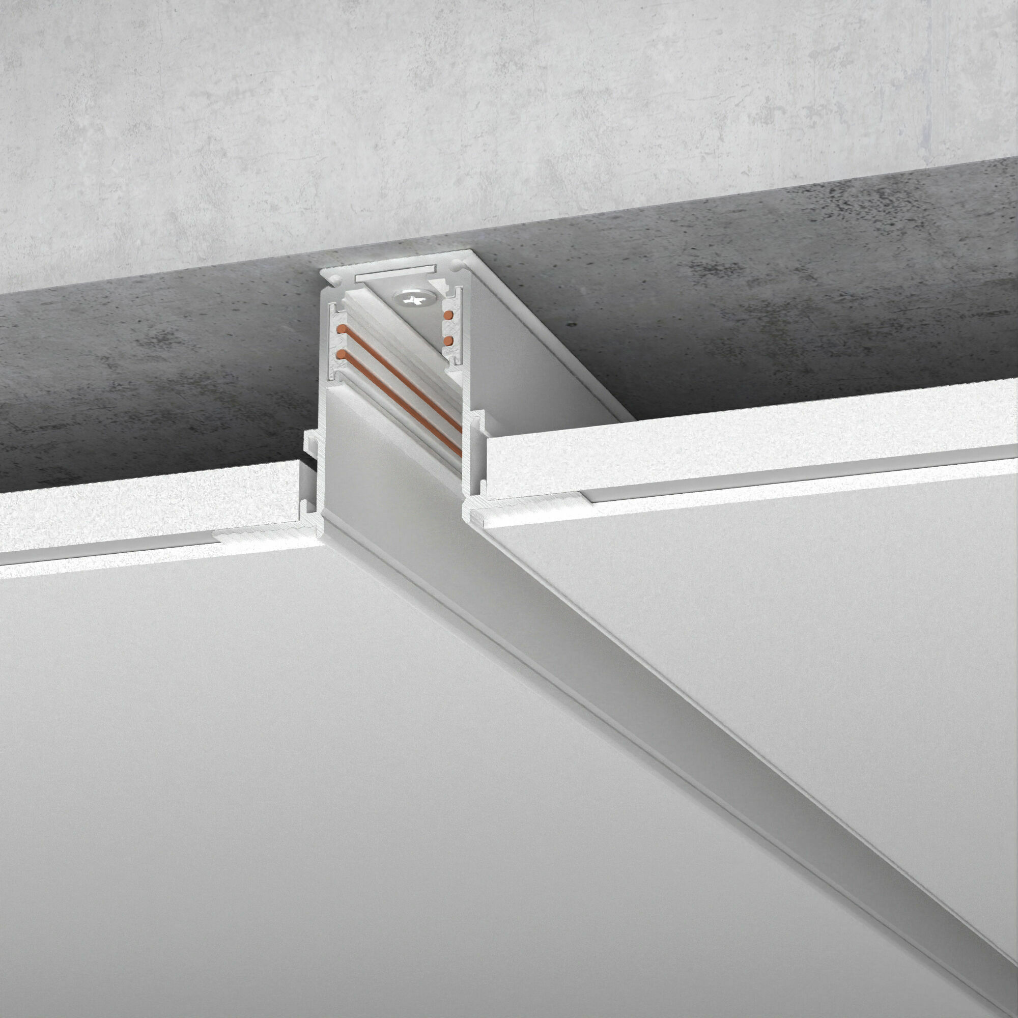 Изображение товара Шинопровод встраиваемый белый 3м 85128/00 Slim Magnetic Elektrostandard