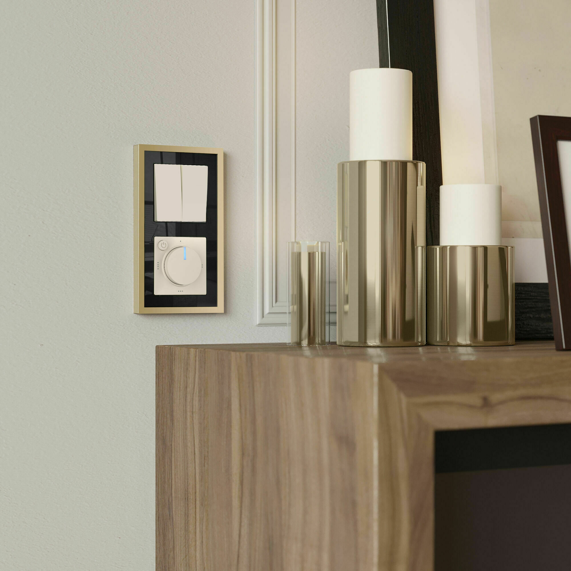 Изображение товара Терморегулятор электромеханический для теплого пола (айвори матовый) W1151162 Werkel