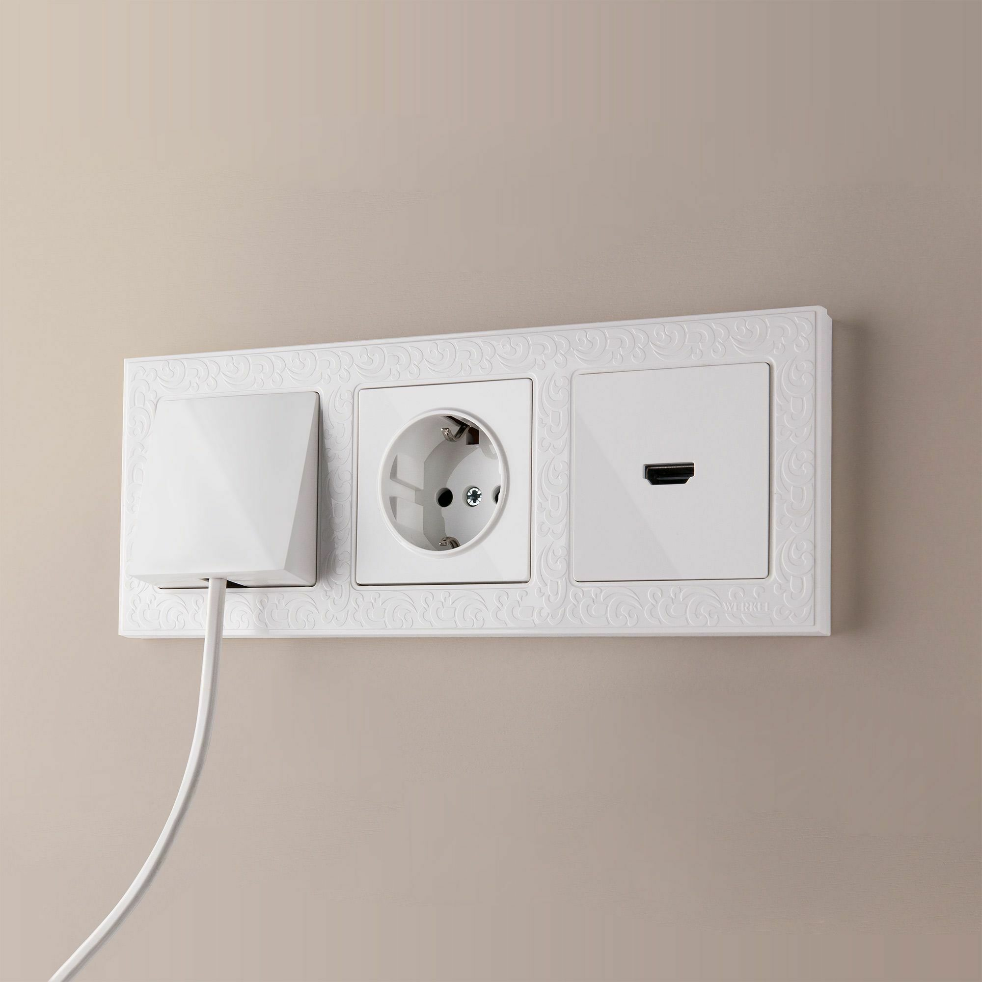 Изображение товара Вывод кабеля (белый) W1150201 Werkel