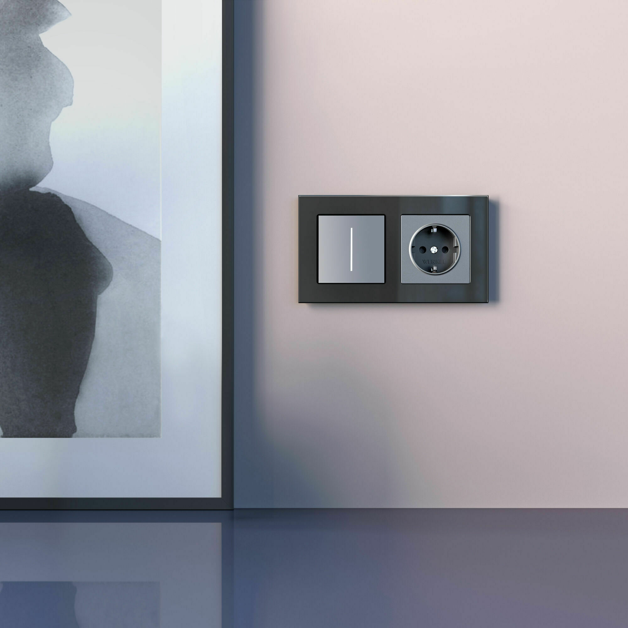 Изображение товара Умный сенсорный диммер (серебряный) W3443106 Minimir Home Werkel