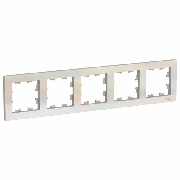 Изображение товара Рамка 5 постов, универсальная, Жемчуг, ATN000405 Atlas Design Schneider electric