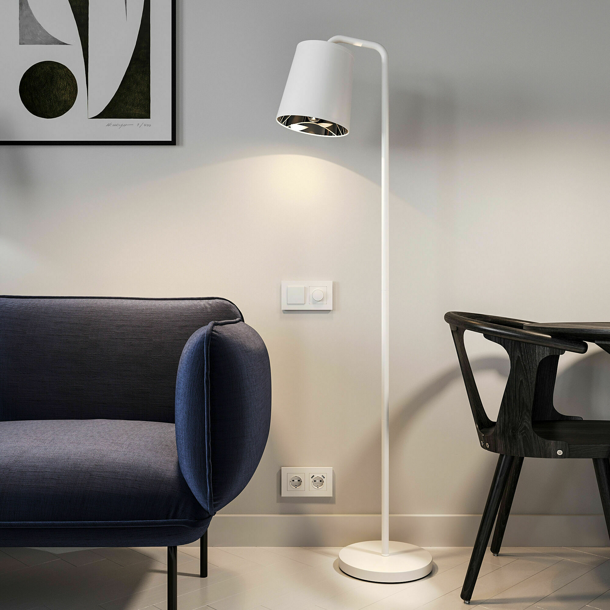 Изображение товара Рамка на 2 поста Slab (белый софт) W0022961 Werkel