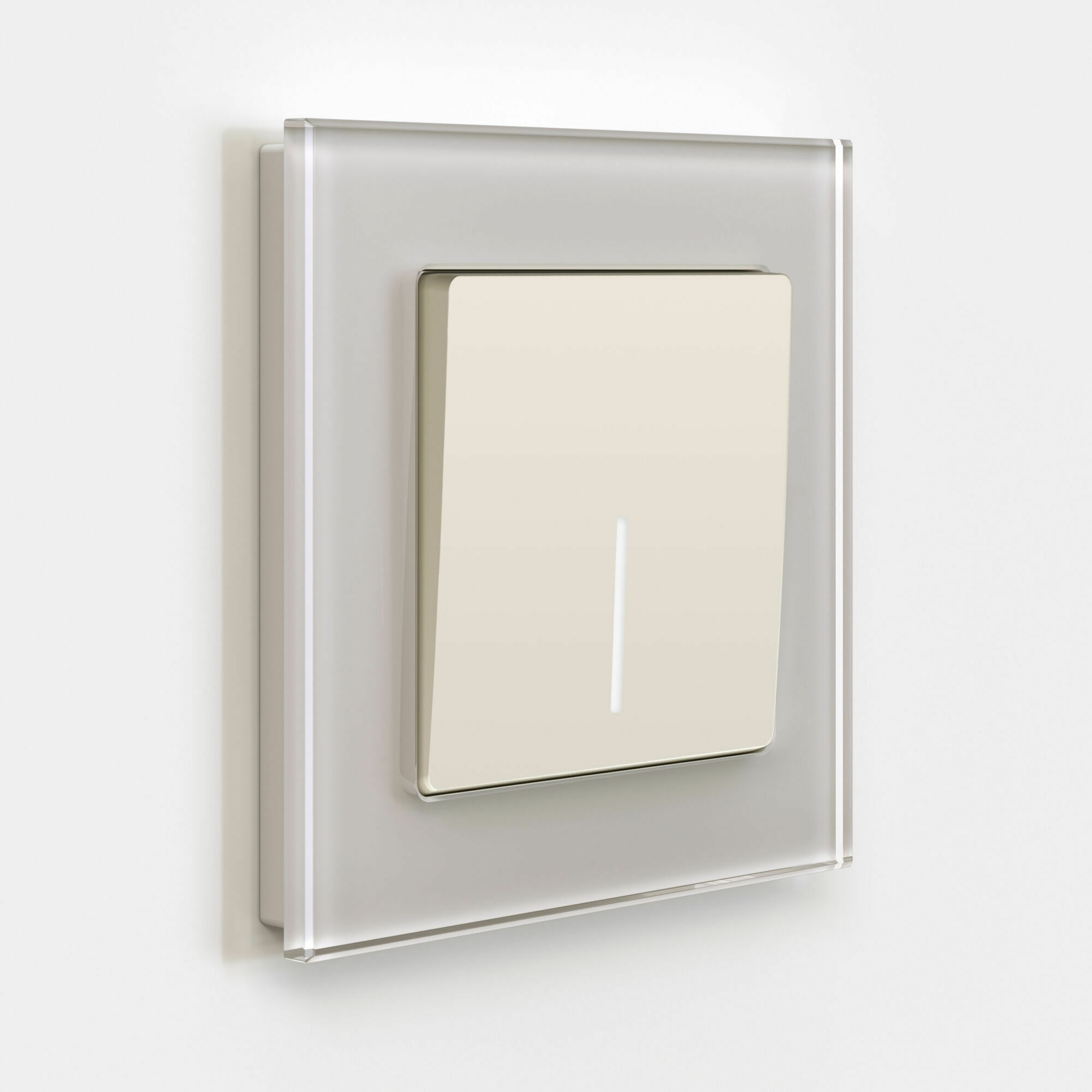 Изображение товара Выключатель одноклавишный с подсветкой (айвори матовый) W1110162 Werkel