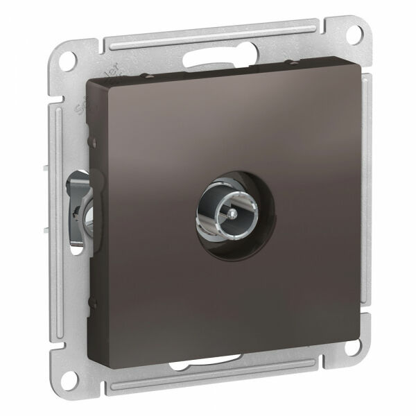 Изображение товара Розетка TV проходная 4DB, механизм,  Мокко, ATN000692 Atlas Design Schneider electric