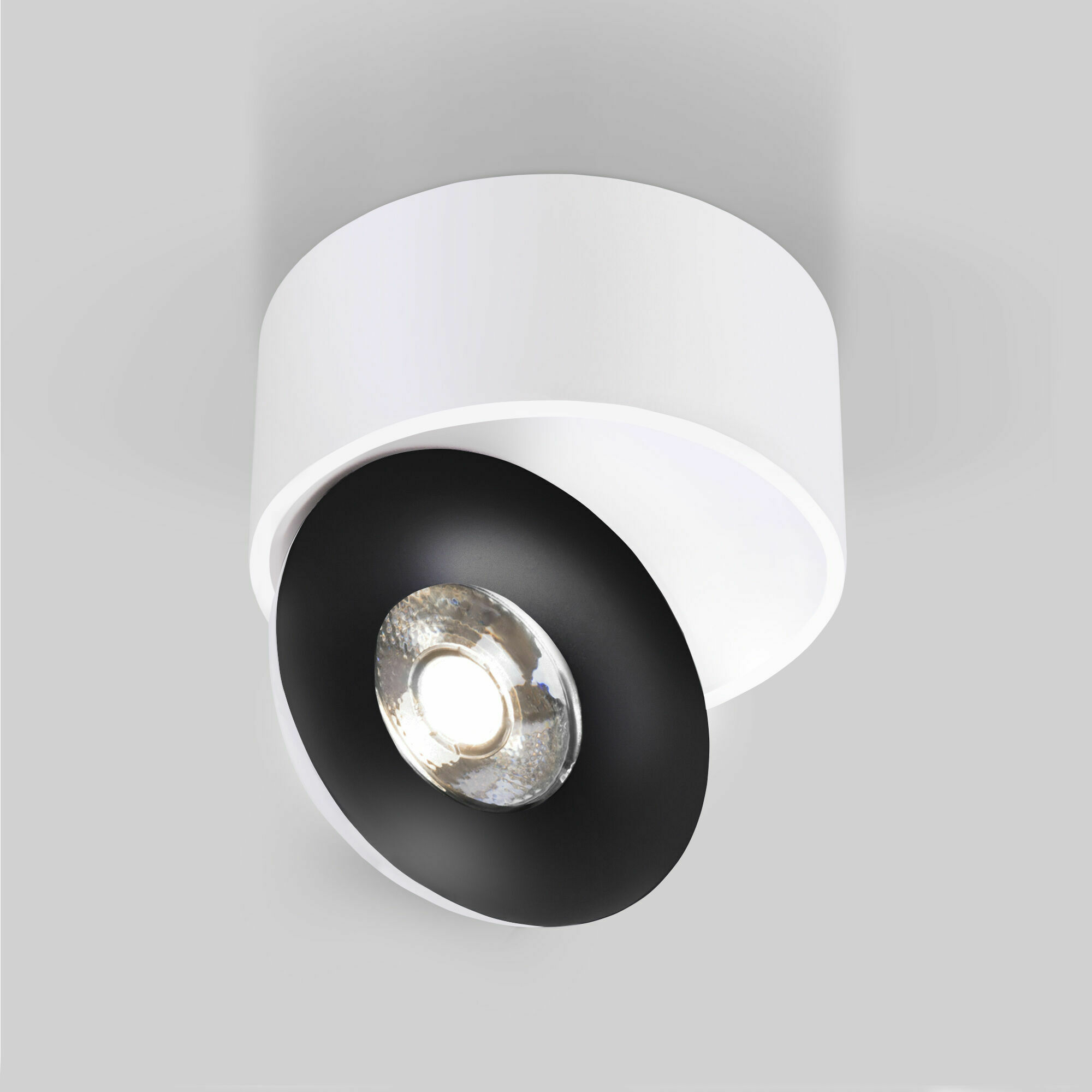 Изображение товара Накладной поворотный светодиодный светильник Glide 25100/LED 8W 4200K белый/чёрный Elektrostandard