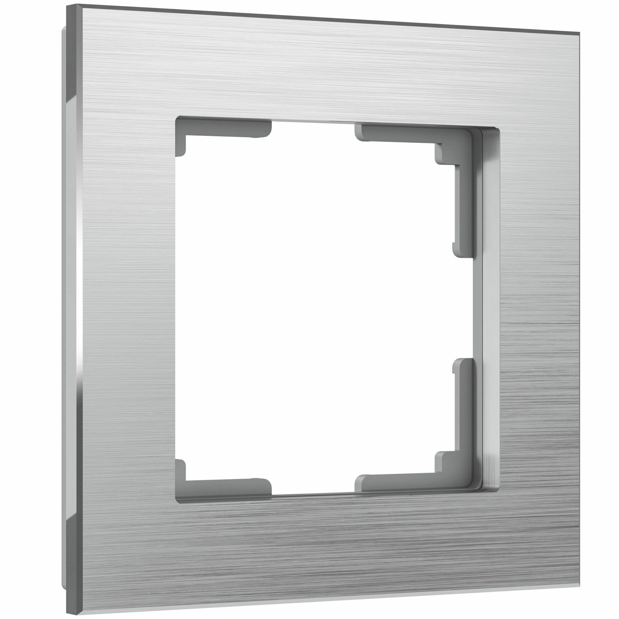 Изображение товара W0011706/ Рамка на 1 пост Aluminium (алюминий) Werkel