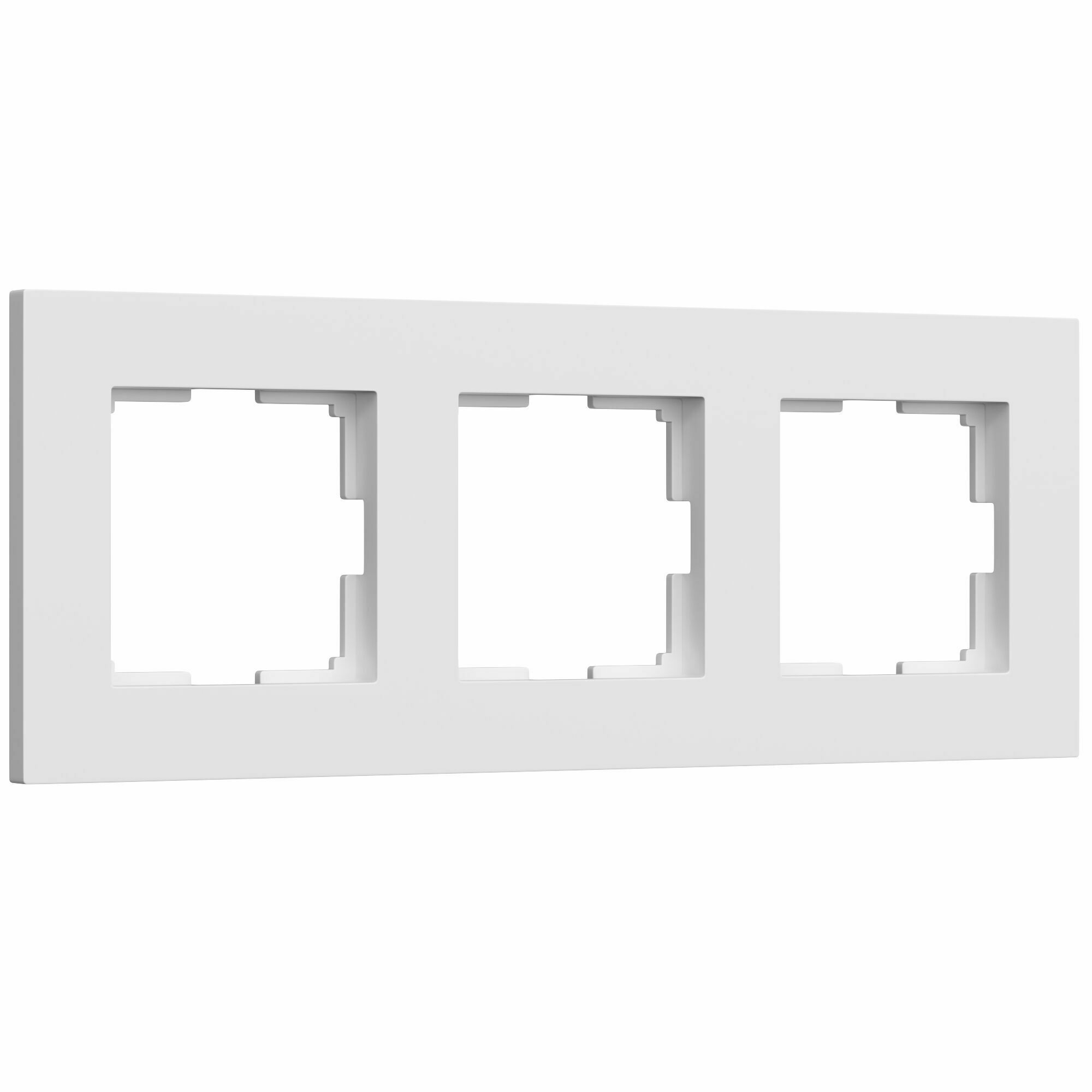 Изображение товара Рамка на 3 поста Slab (белый софт) W0032961 Werkel