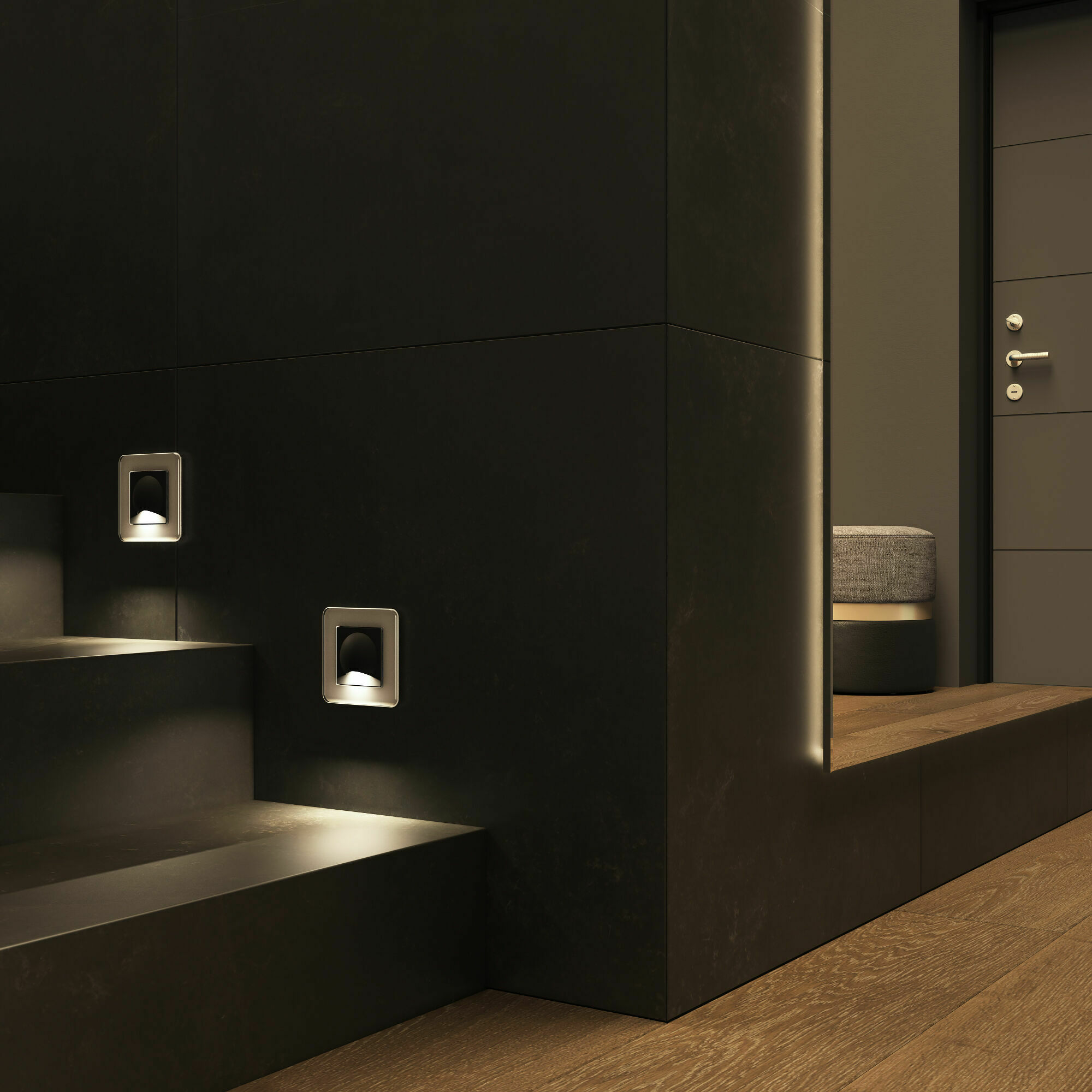 Изображение товара Встраиваемая LED подсветка МУН (чёрный матовый) W1154408 Werkel