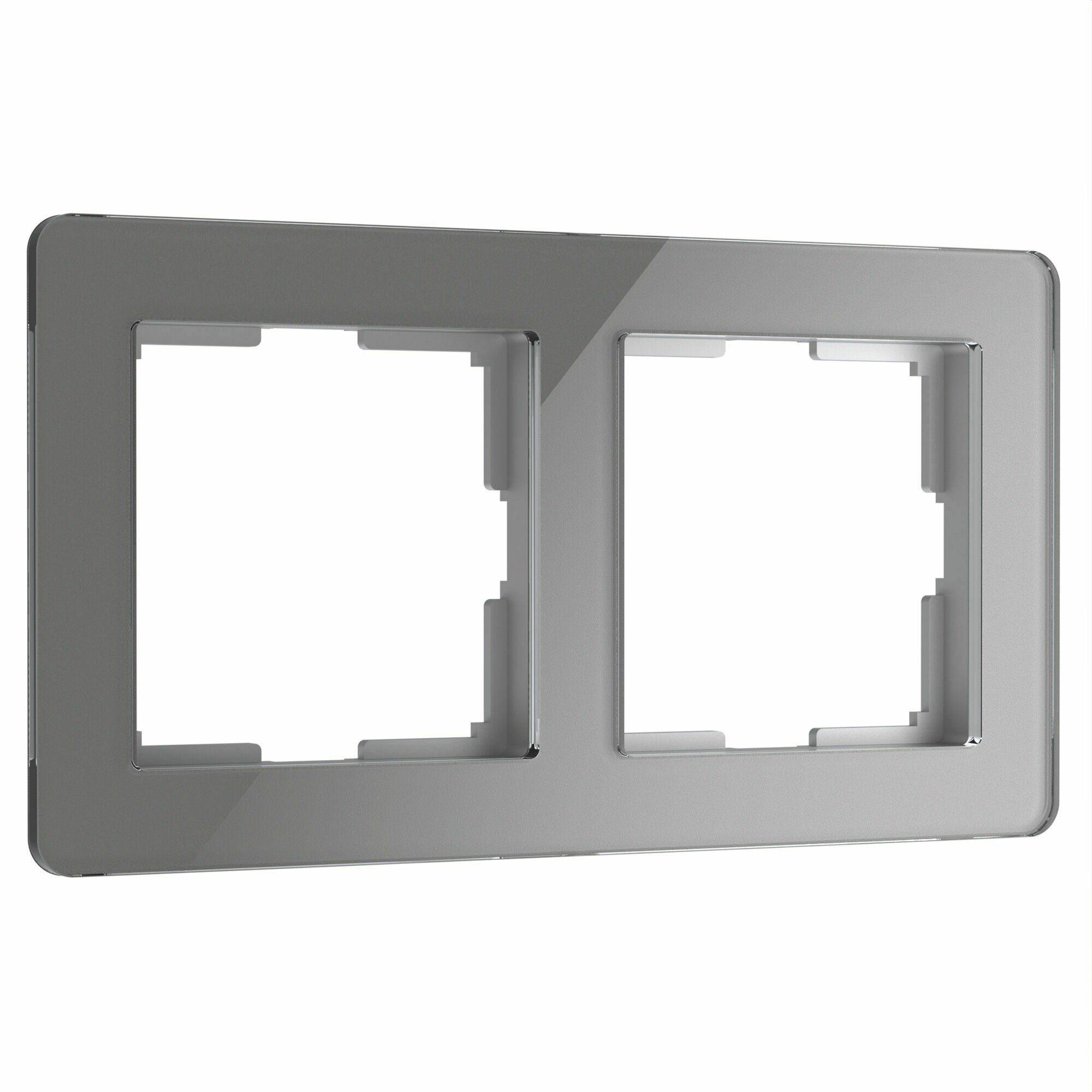 Изображение товара Рамка на 2 поста Acrylic графит W0022704 Werkel