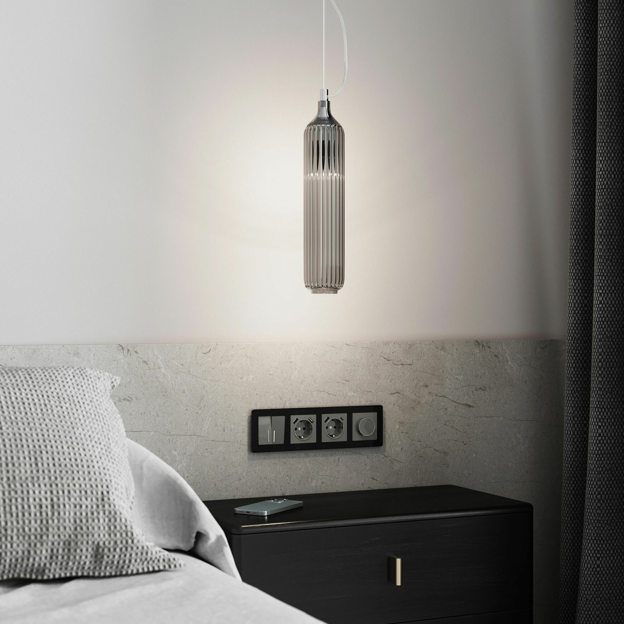 Изображение товара Накладка для розетки USB (графит акрил) W1179544 Werkel