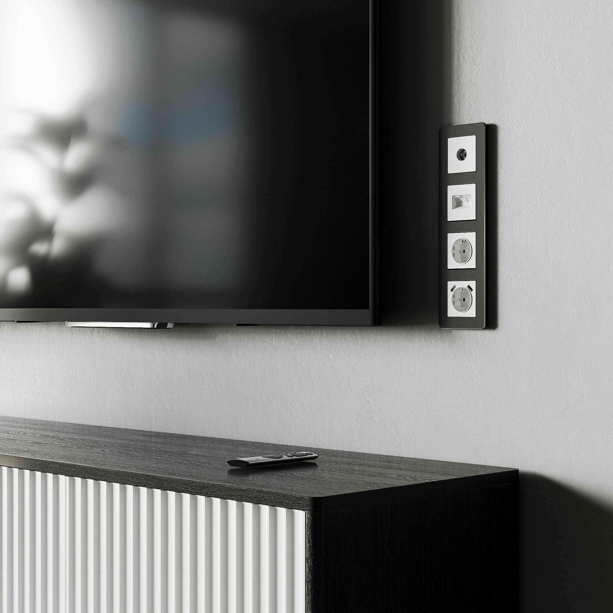 Изображение товара Розетка компьютерная, двойная Ethernet RJ-45, cat.5e (белый матовый) W1181161 Werkel