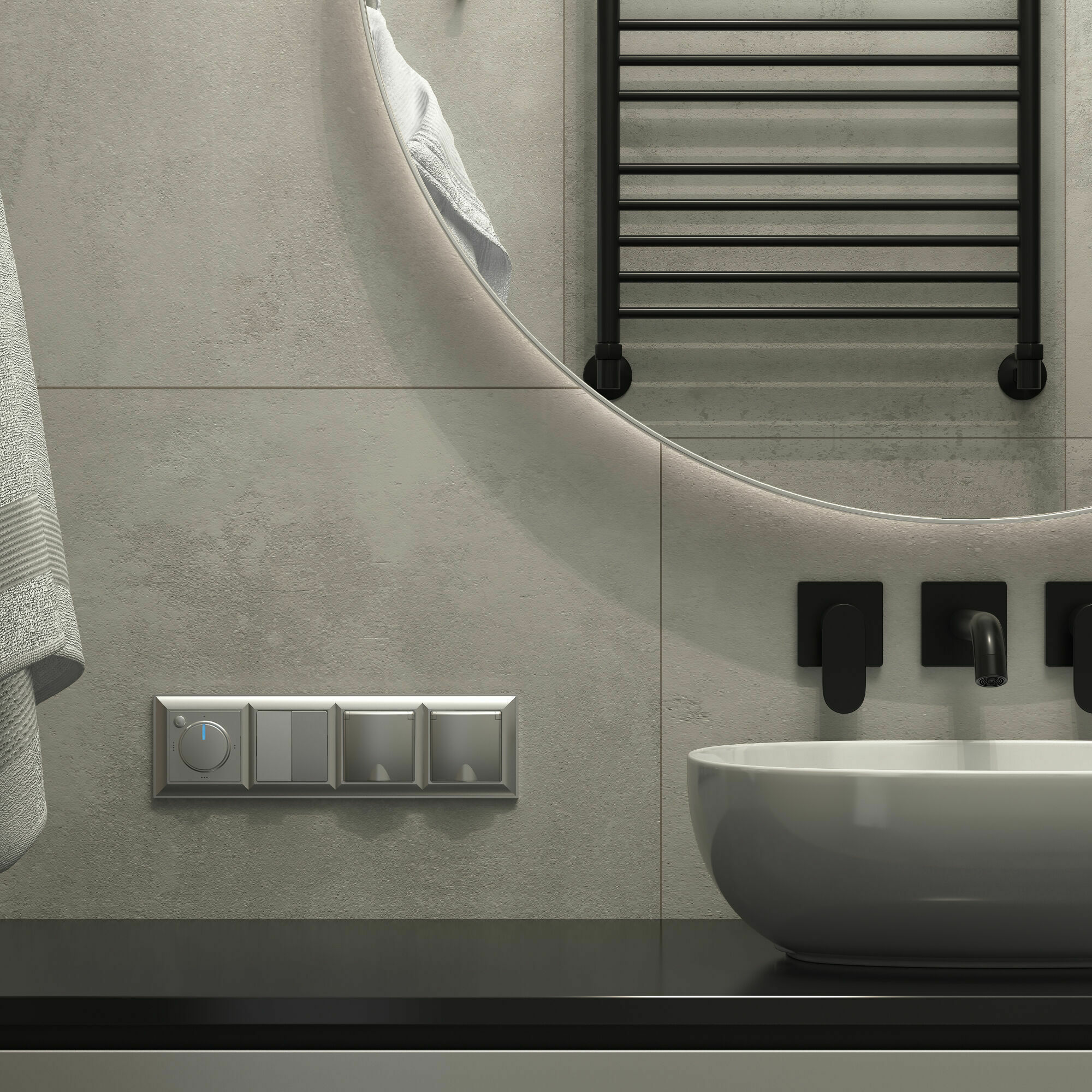 Изображение товара Рамка на 4 поста (серебряный) W0042206 Werkel