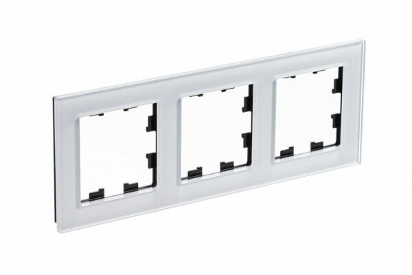 Изображение товара Рамка 3 поста, универсальная, Nature Стекло , Белый, ATN320103 Atlas Design Nature Schneider electric