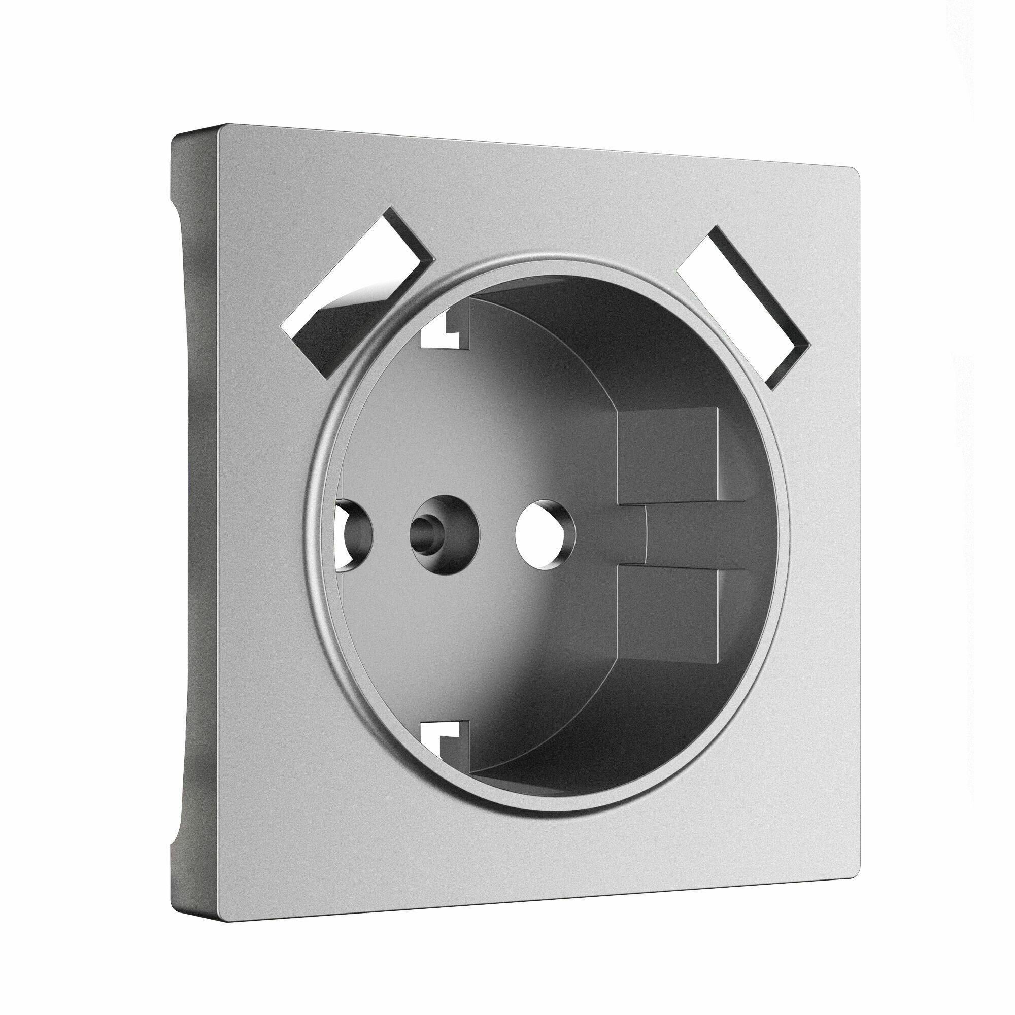 Изображение товара Накладка для розетки USB  (серебряный матовый) W1179565 Werkel
