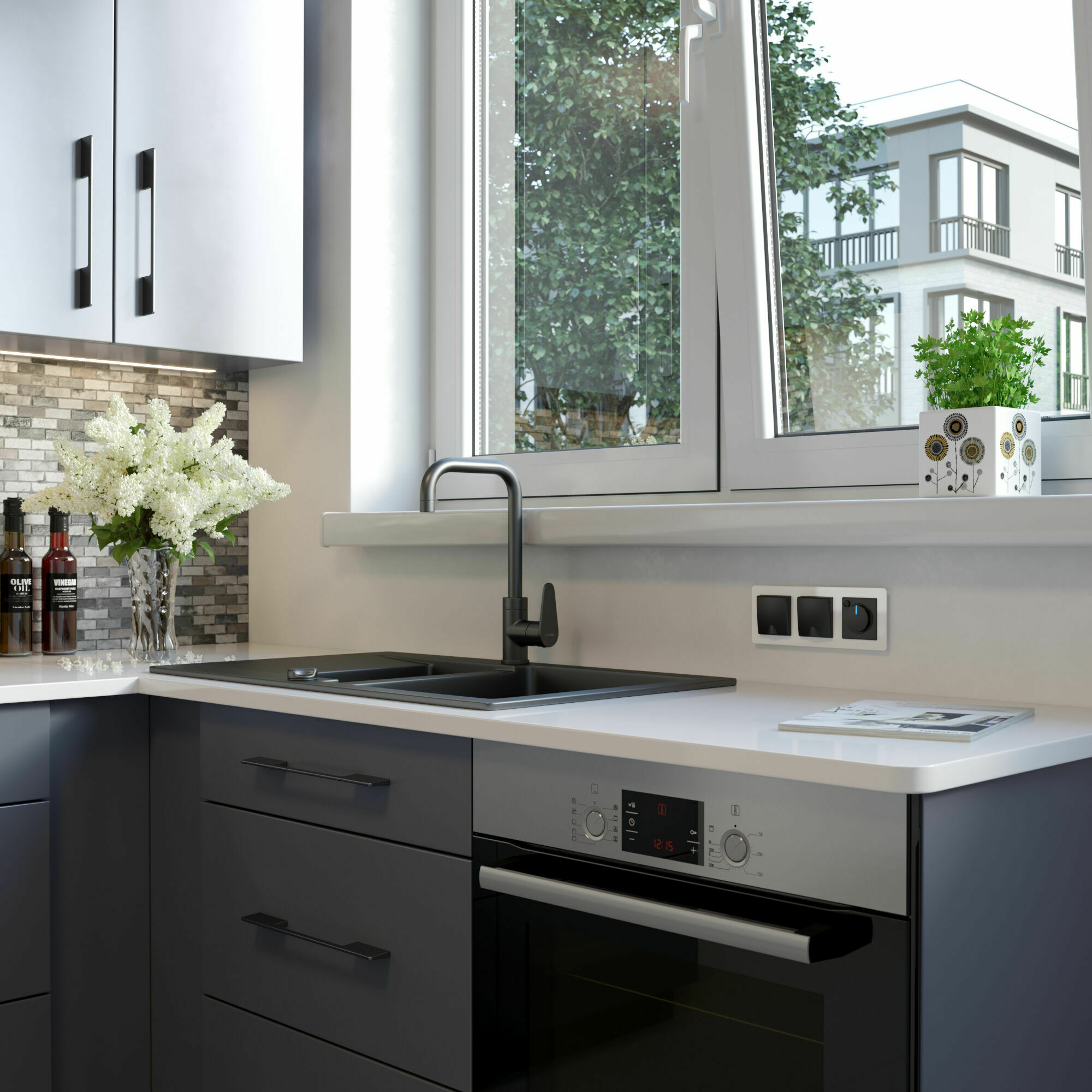 Изображение товара Рамка на 3 поста Acrylic белый W0032701 Werkel