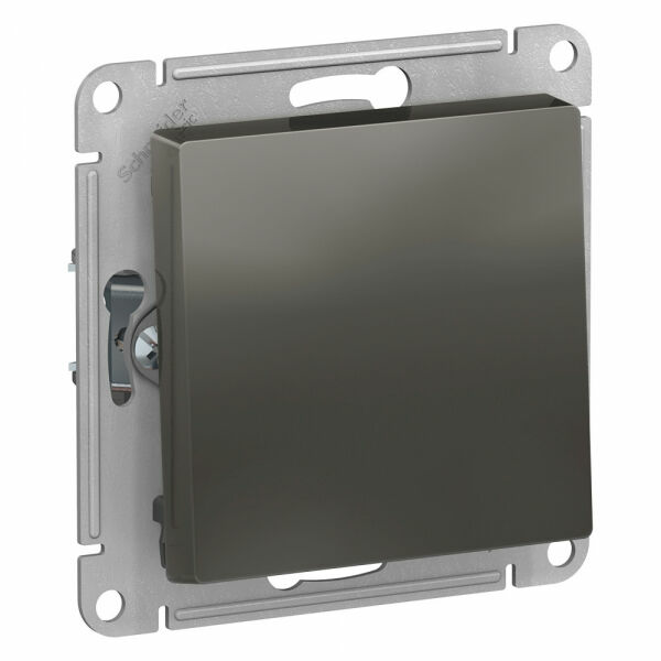 Изображение товара Кнопка нажимная сх.1, 10АХ, механизм, Сталь, ATN000915 Atlas Design Schneider electric