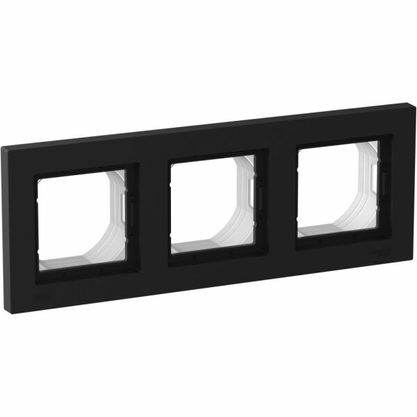 Изображение товара Рамка 3 поста IP44, пластик, Карбон, ATN441003 Atlas Design Nature Schneider electric