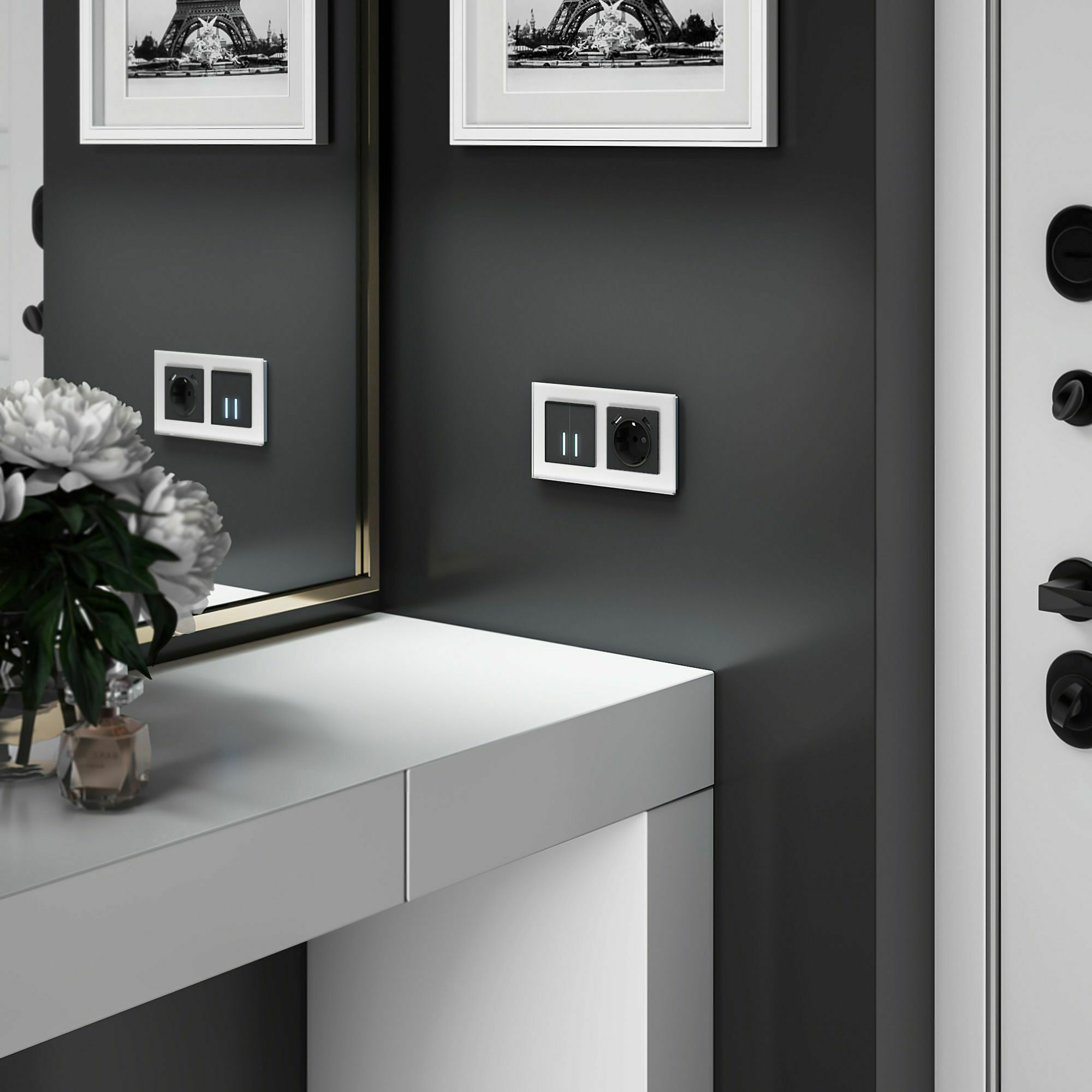 Изображение товара Рамка 5 постов, универсальная, пластик, Белый, ATN000105 Atlas Design Nature Schneider electric