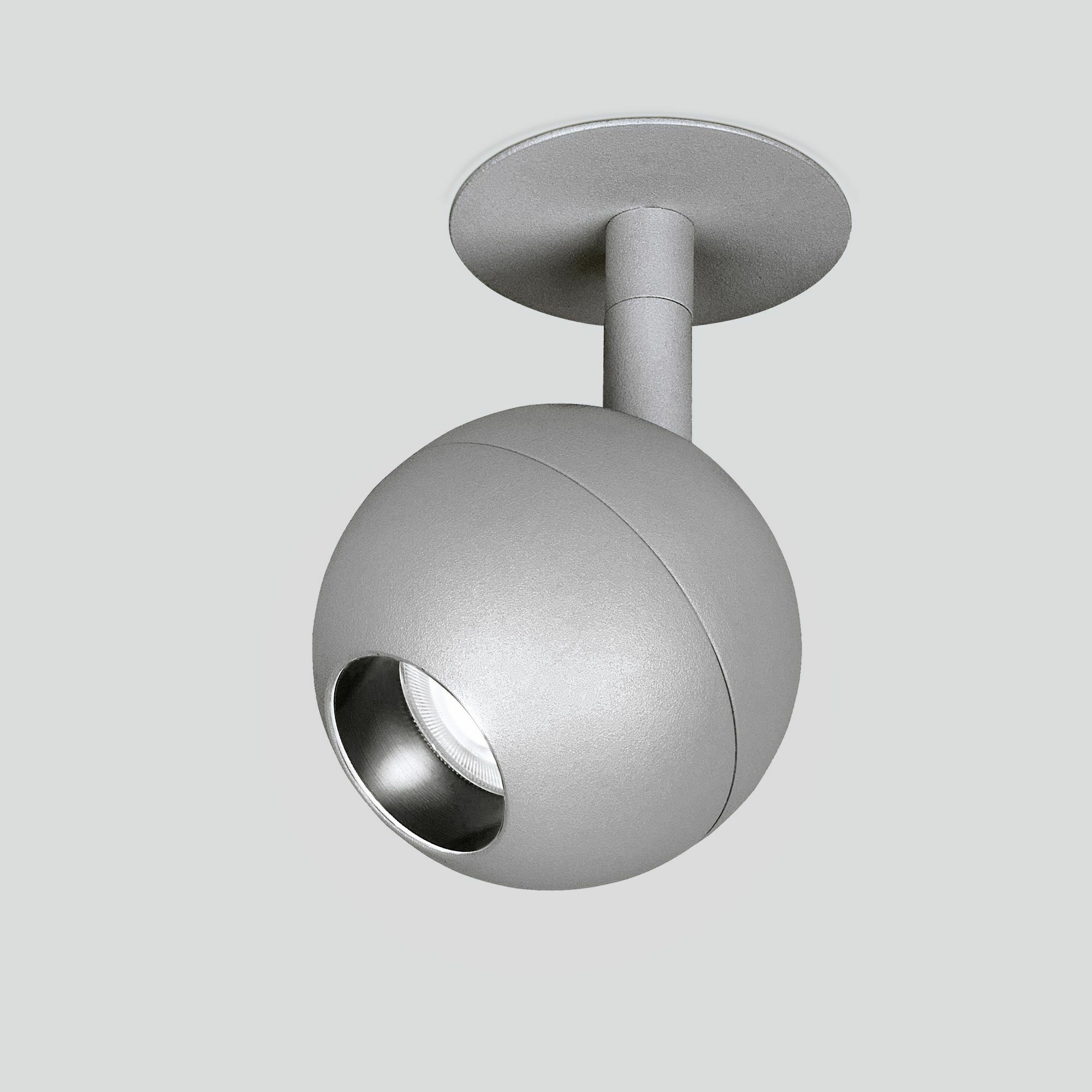 Изображение товара Встраиваемый поворотный светодиодный светильник Ball 8W 4200K серебро 9925 LED Elektrostandard