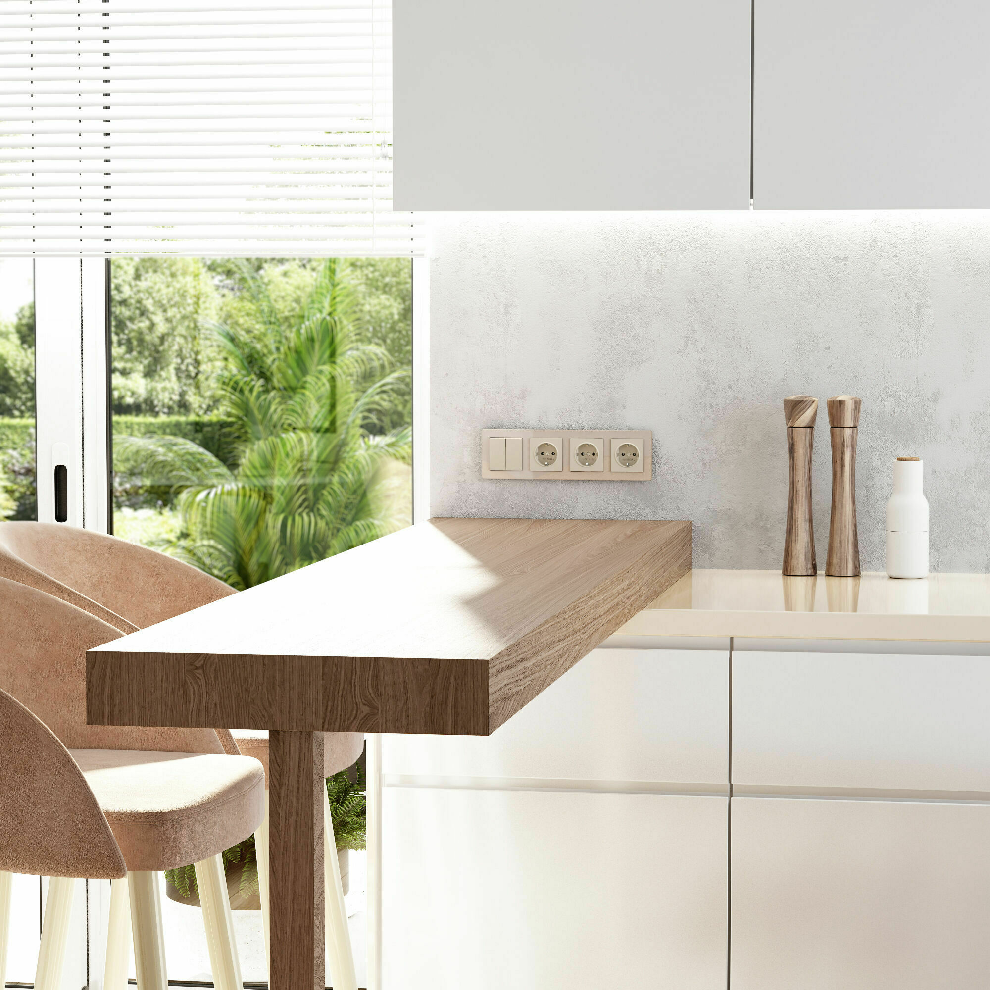 Изображение товара Рамка на 4 поста Acrylic (айвори) W0042743 Werkel