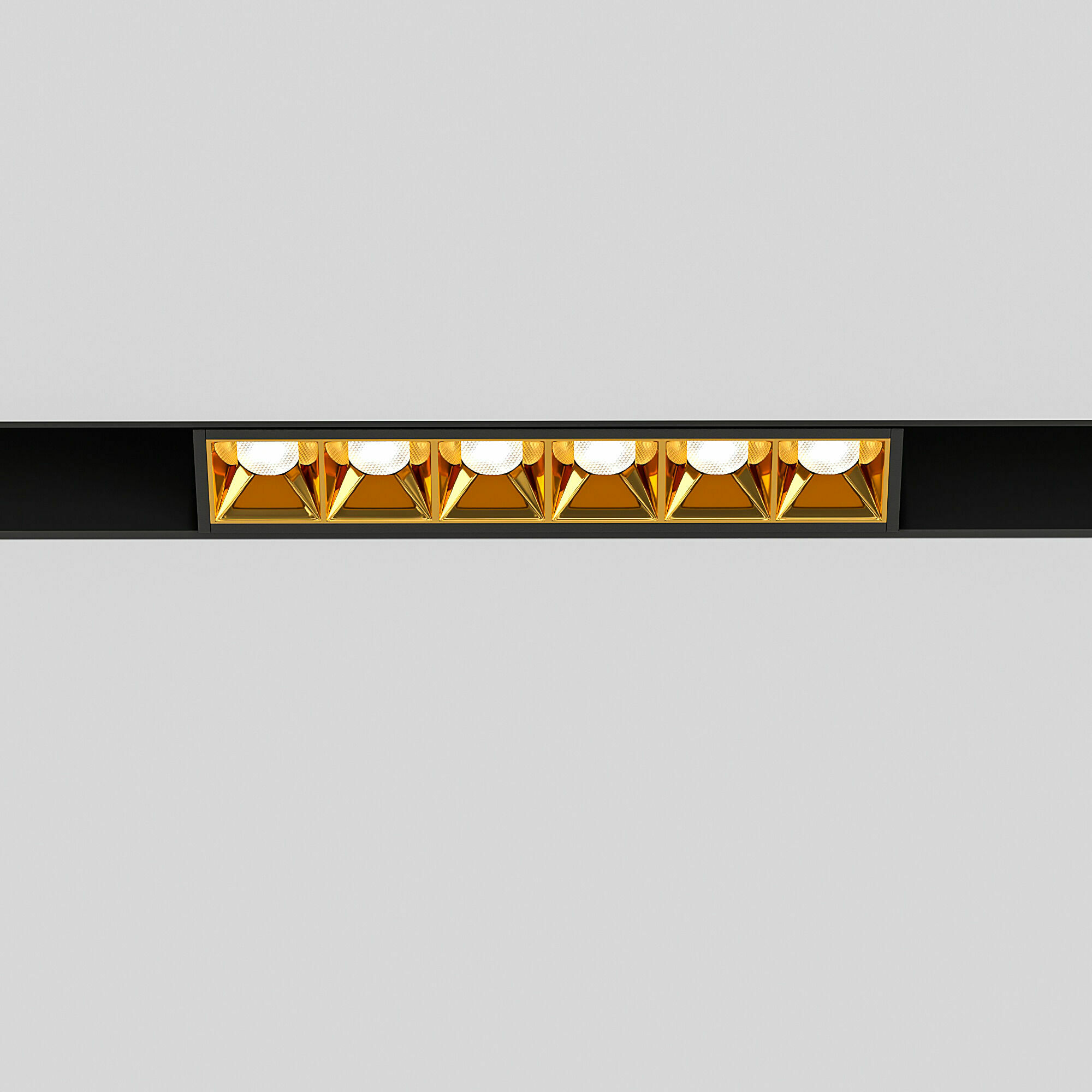 Изображение товара Трековый светильник 6W 4000K Artas (чёрный/золото) 85101/01 Slim Magnetic Elektrostandard