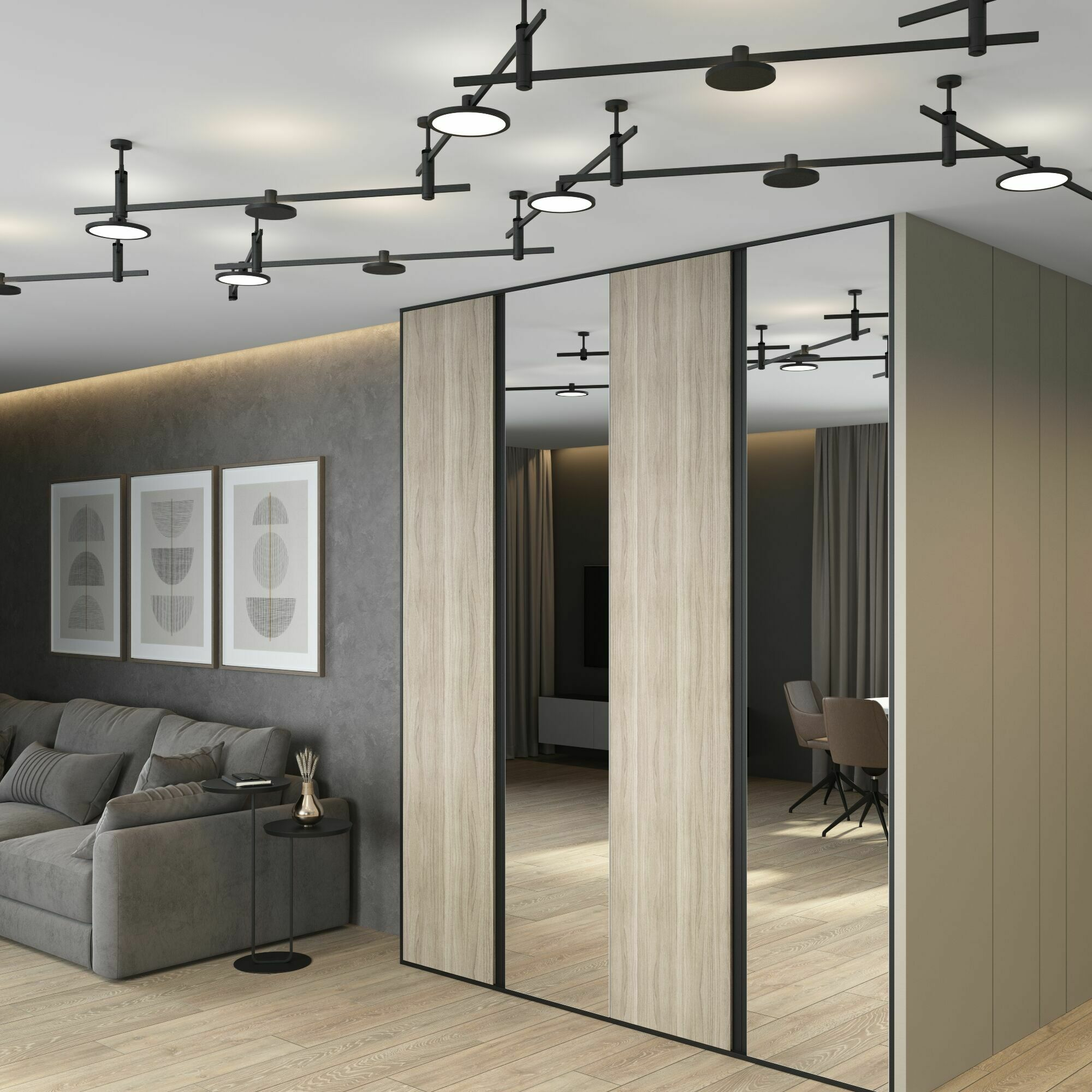 Изображение товара Декоративная стойка двойная h184mm SMALL 85144/00 Esthetic Magnetic Elektrostandard