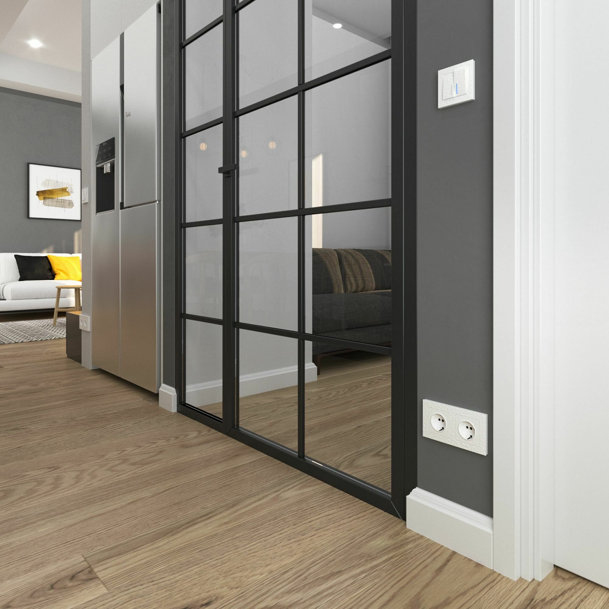 Изображение товара Рамка на 2 поста Hammer (белый) W0022401 Werkel