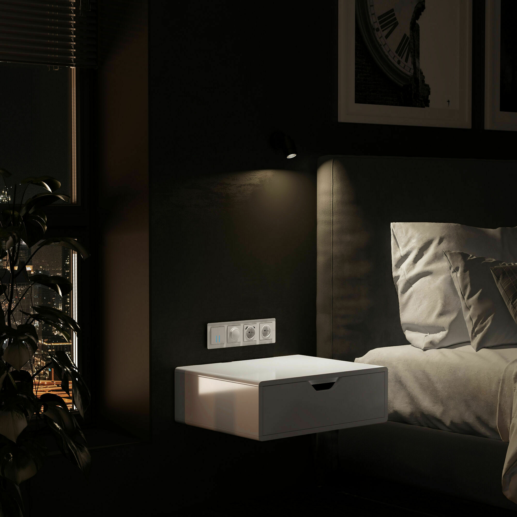 Изображение товара Рамка на 4 поста Acrylic (белый) W0042701 Werkel