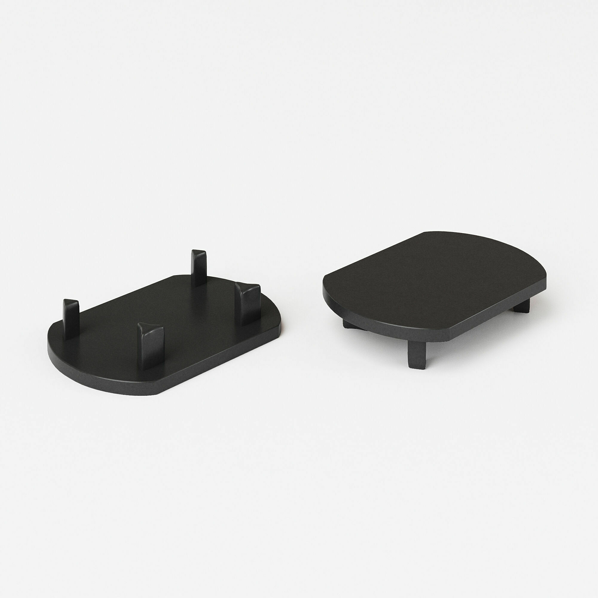 Изображение товара Заглушка для шинопровода Round чёрный 2 шт. 85134/00 Slim Magnetic Elektrostandard