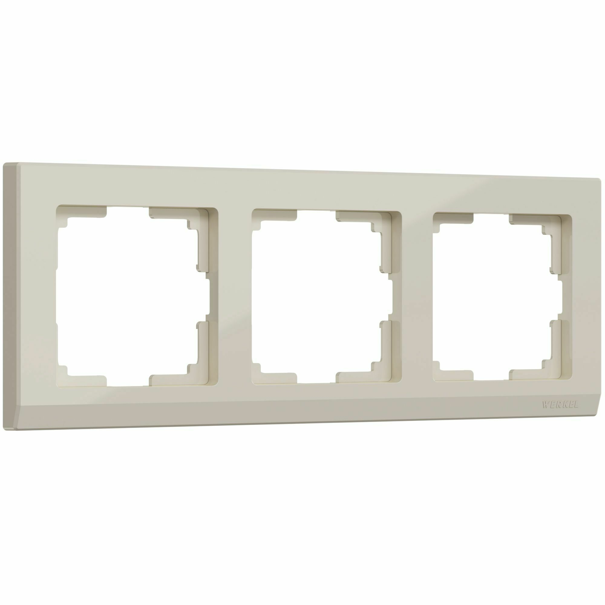 Изображение товара W0031803/ Рамка на 3 поста Stark (слоновая кость) Werkel