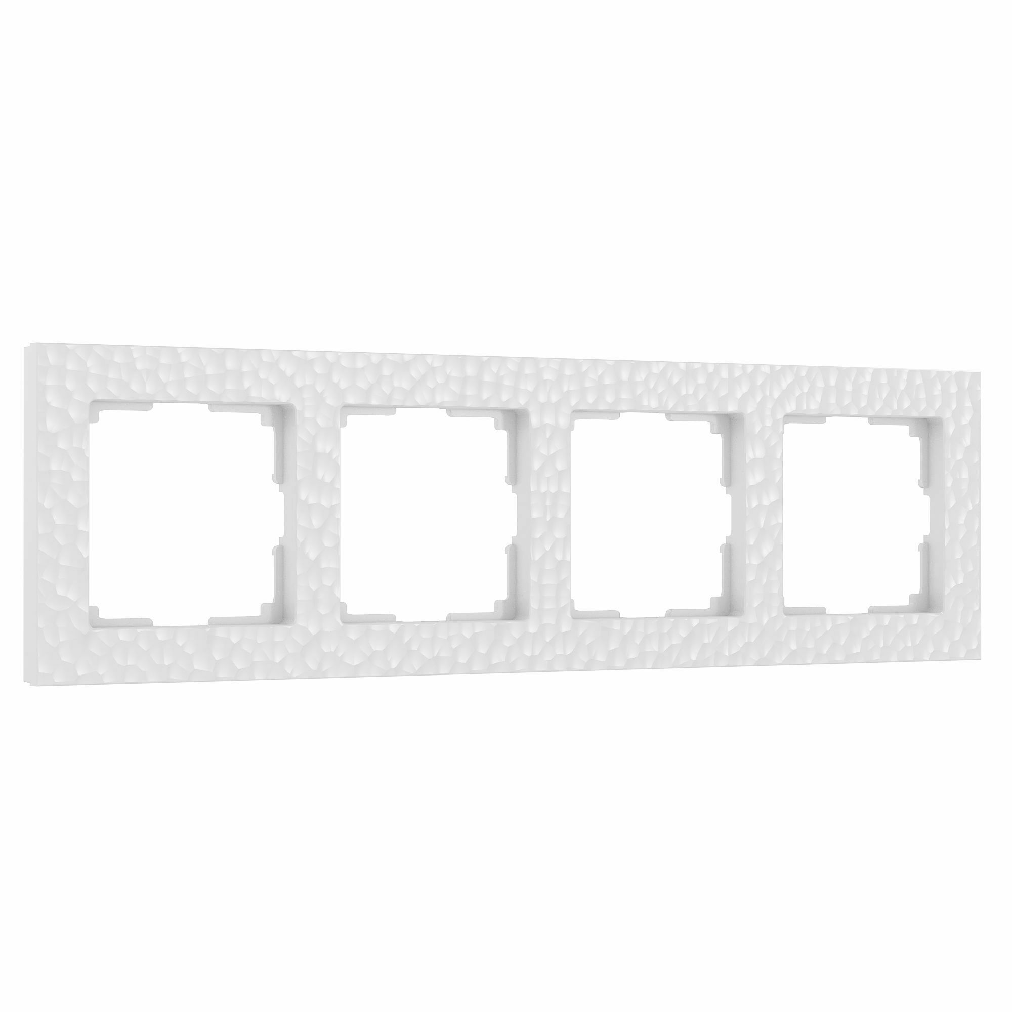 Изображение товара W0042401/ Рамка на 4 поста Hammer (белый) Werkel