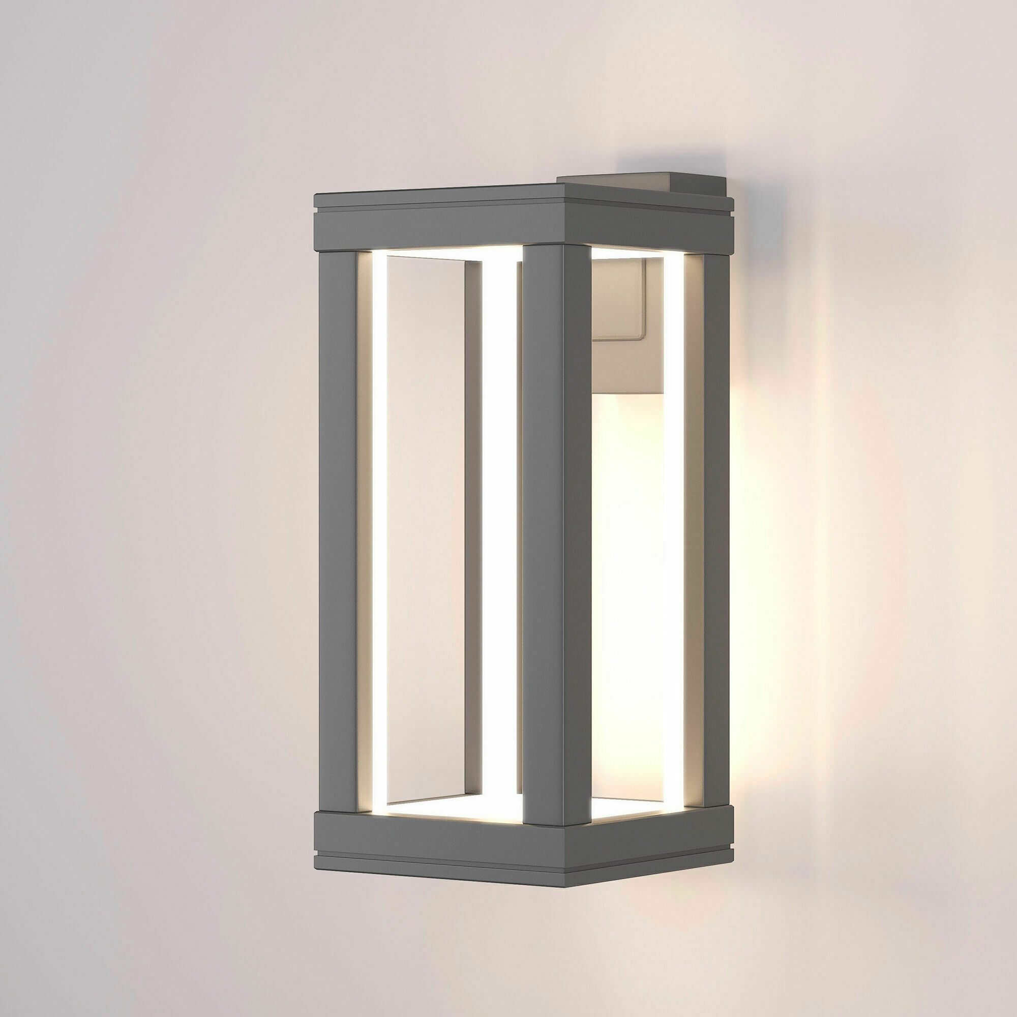 Изображение товара Уличный настенный светодиодный светильник Frame LED IP54 1527 TECHNO LED серый Elektrostandard