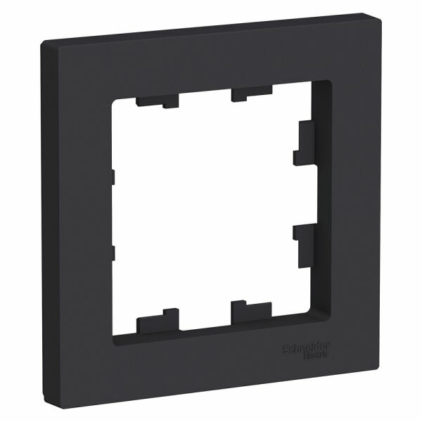 Изображение товара Рамка 1 пост, пластик, Карбон, ATN001001 Atlas Design Nature Schneider electric