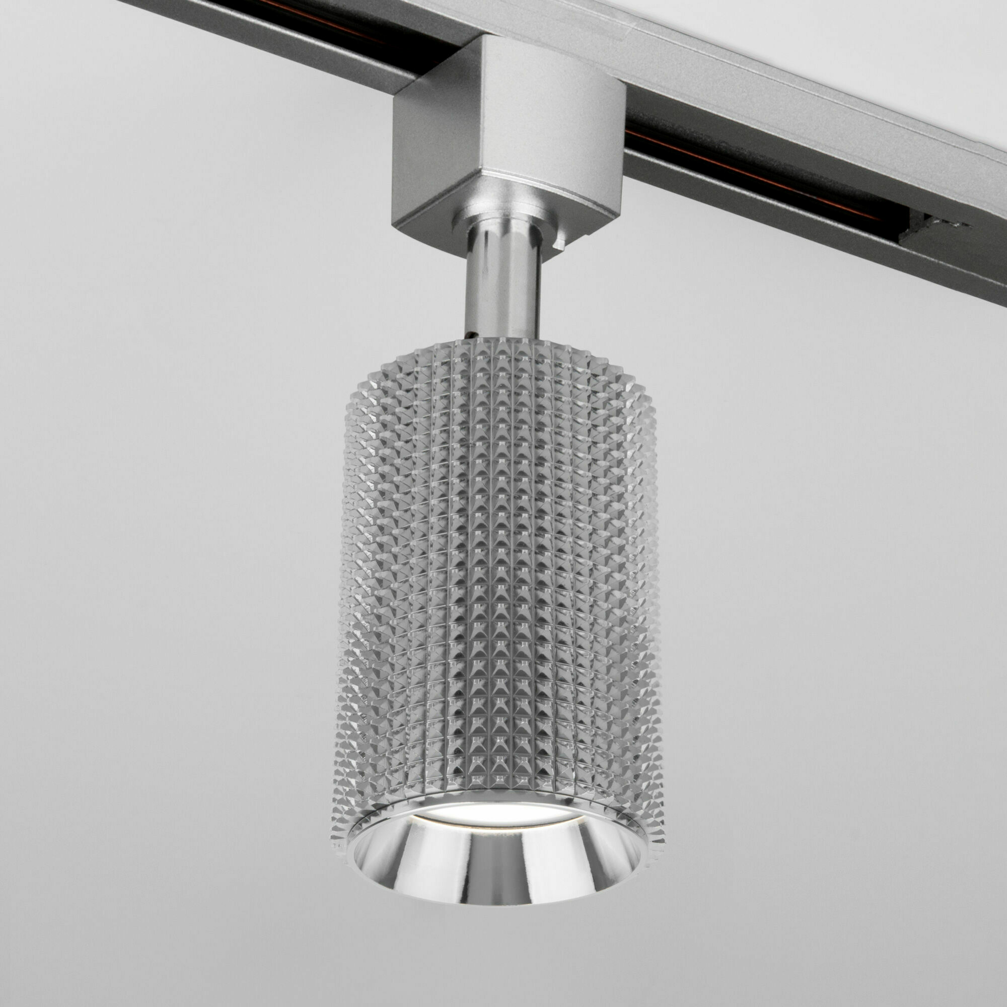 Изображение товара Трековый поворотный светильник GU10 Spike хром MRL 1011 Basic System Elektrostandard