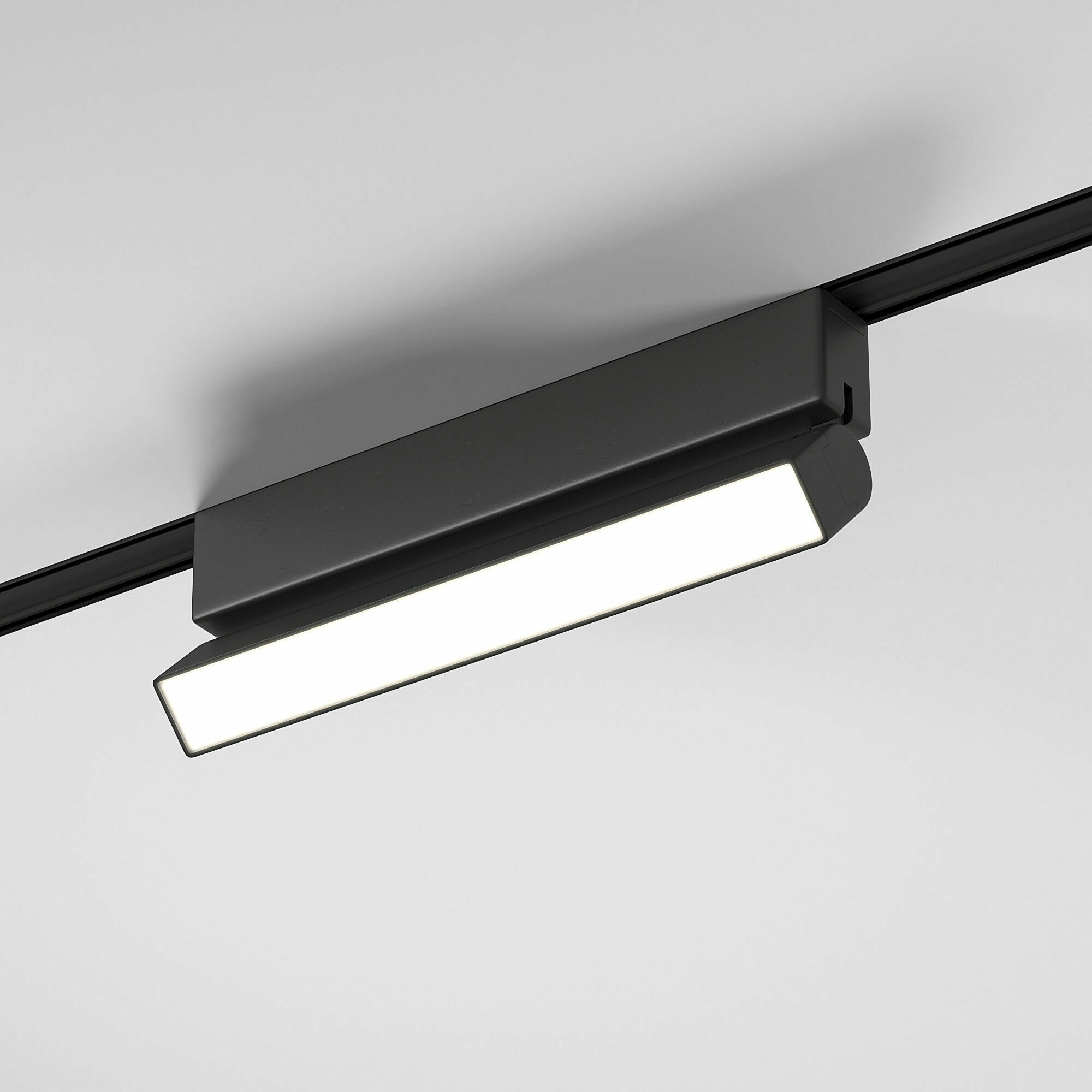 Изображение товара Трековый поворотный светильник 10W 4000K Unity чёрный 85093/01 Flat Magnetic Elektrostandard