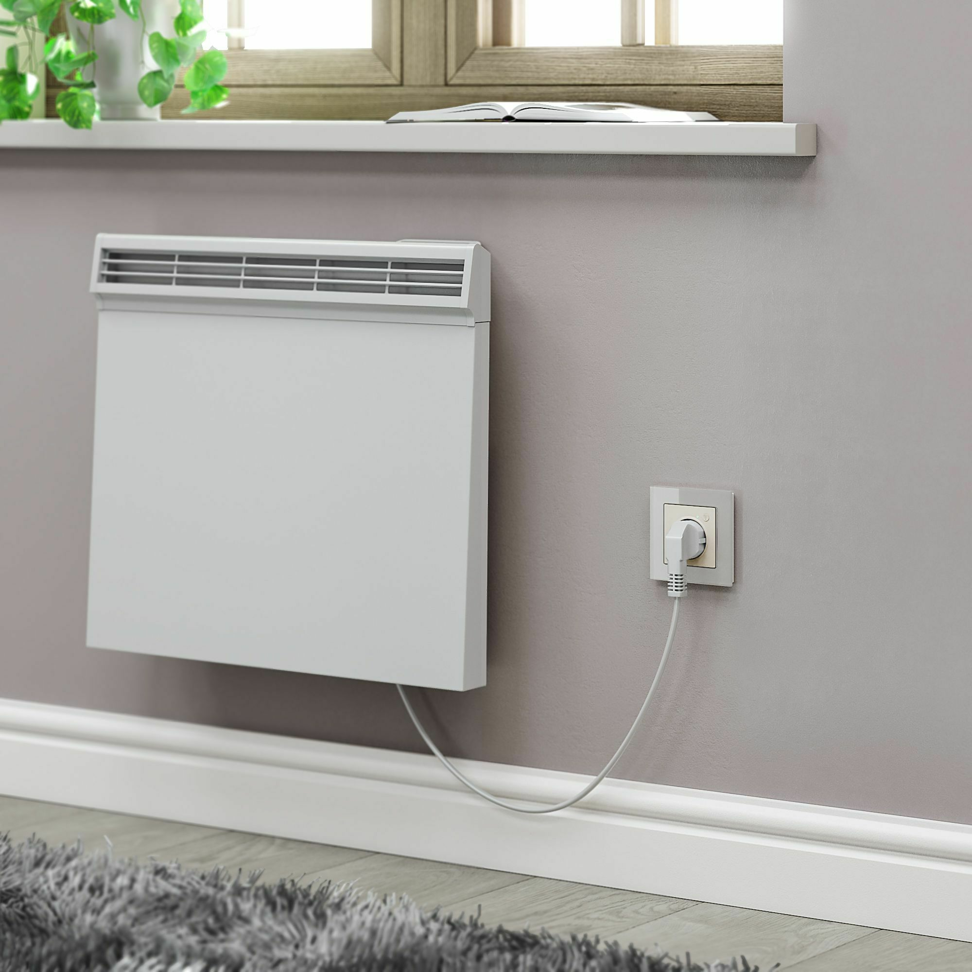 Изображение товара Умная встраиваемая розетка с заземлением с защитными шторками (слоновая кость) W1171603 Werkel